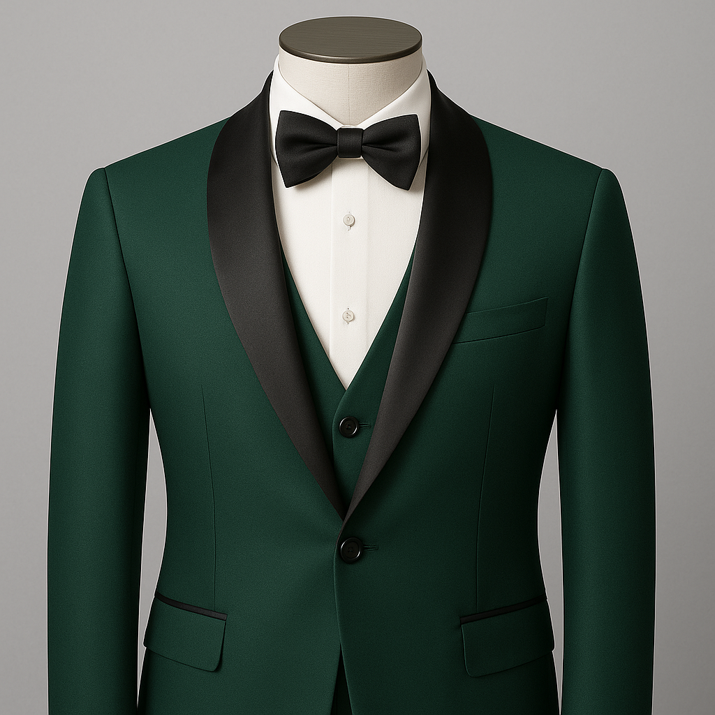 Terno de boda  de tres piezas para hombre-1