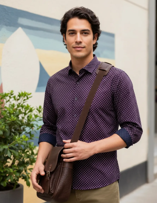 Camisa con chiporro interior de alta calidad para Otono y invierno-5