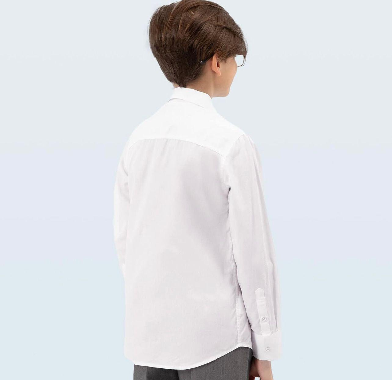 Camisa Blanca de Niño | Clásica, Elegante y Cómoda-2