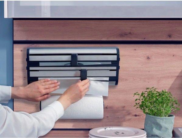 Portarollos de pared inox Leifheit -2