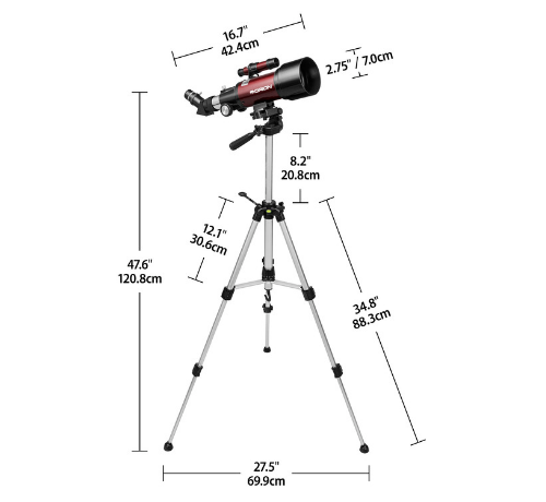 Telescopio Orion GoScope III 70mm-3