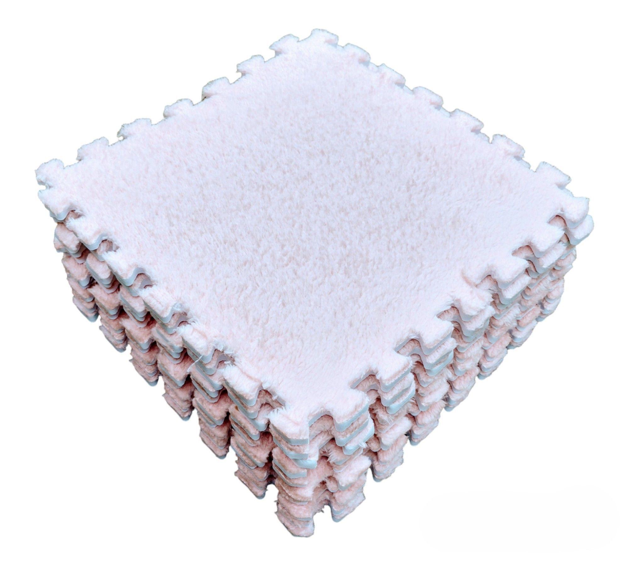 Pack Alfombra con Goma Eva Rompecabezas Didactica - Blanco-2