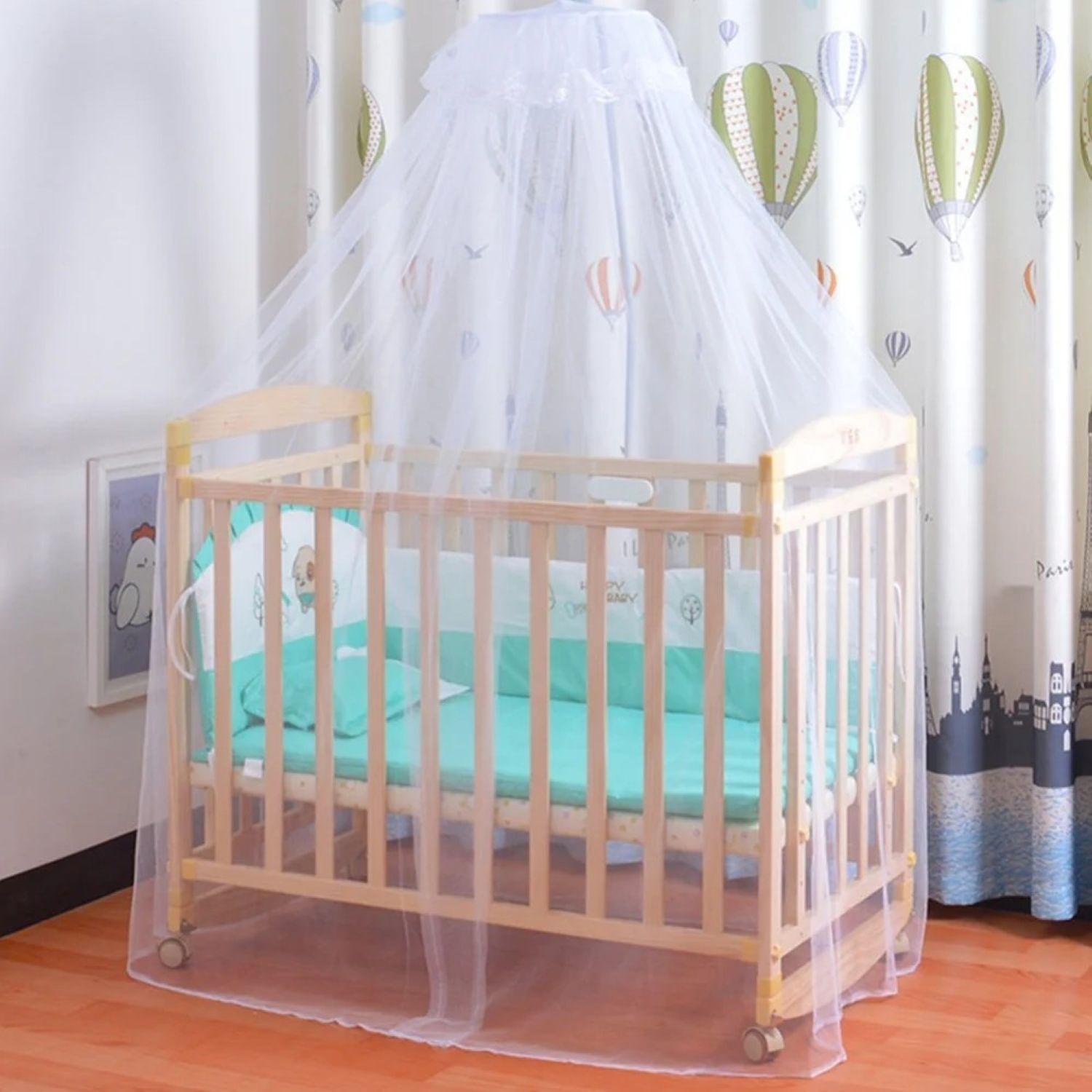 Malla Mosquitera Cerrada Para Cuna - Blanco-0