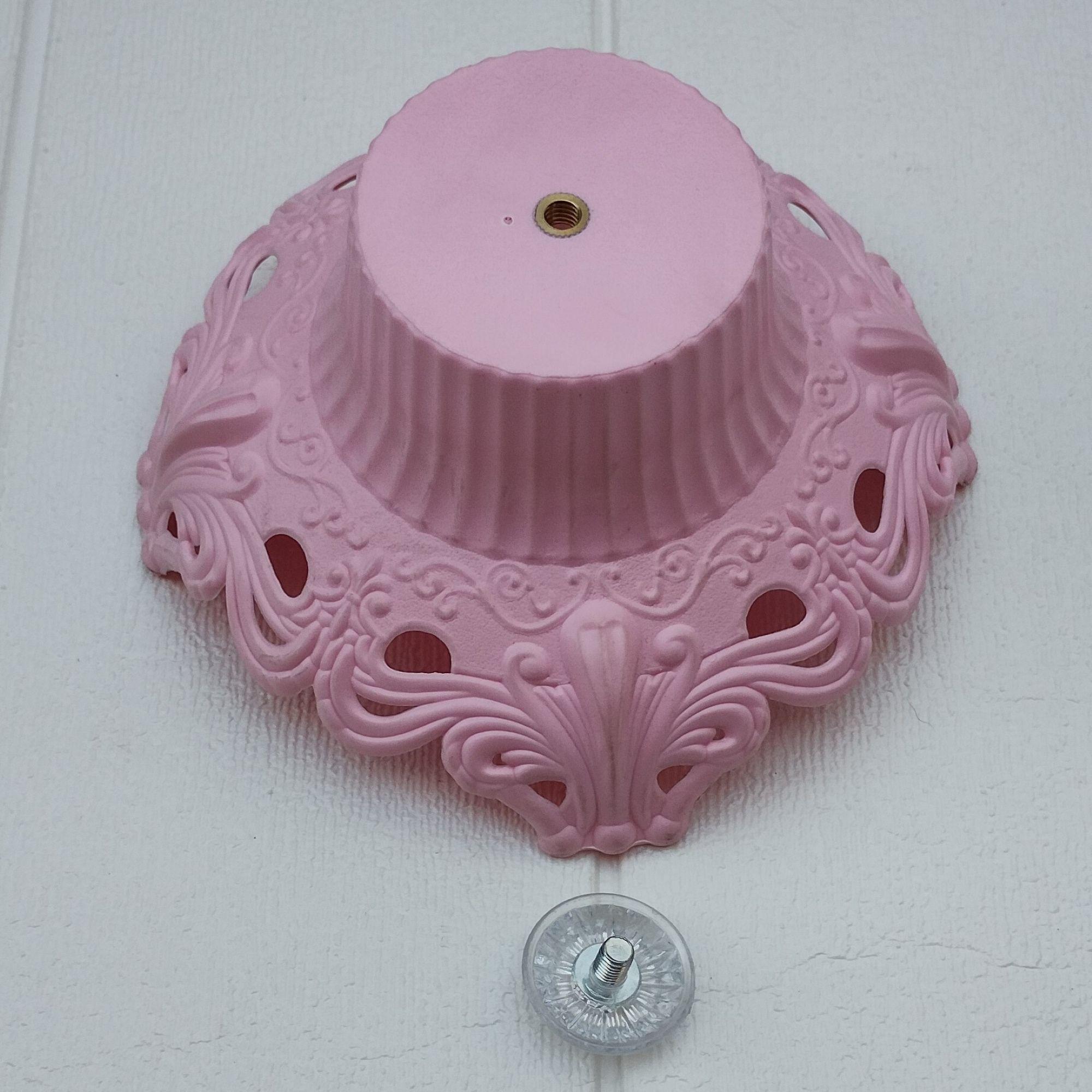 Pack 3 Bandejas Redonda C/Base Baja 21cm/24cm/28cm - Rosado-2