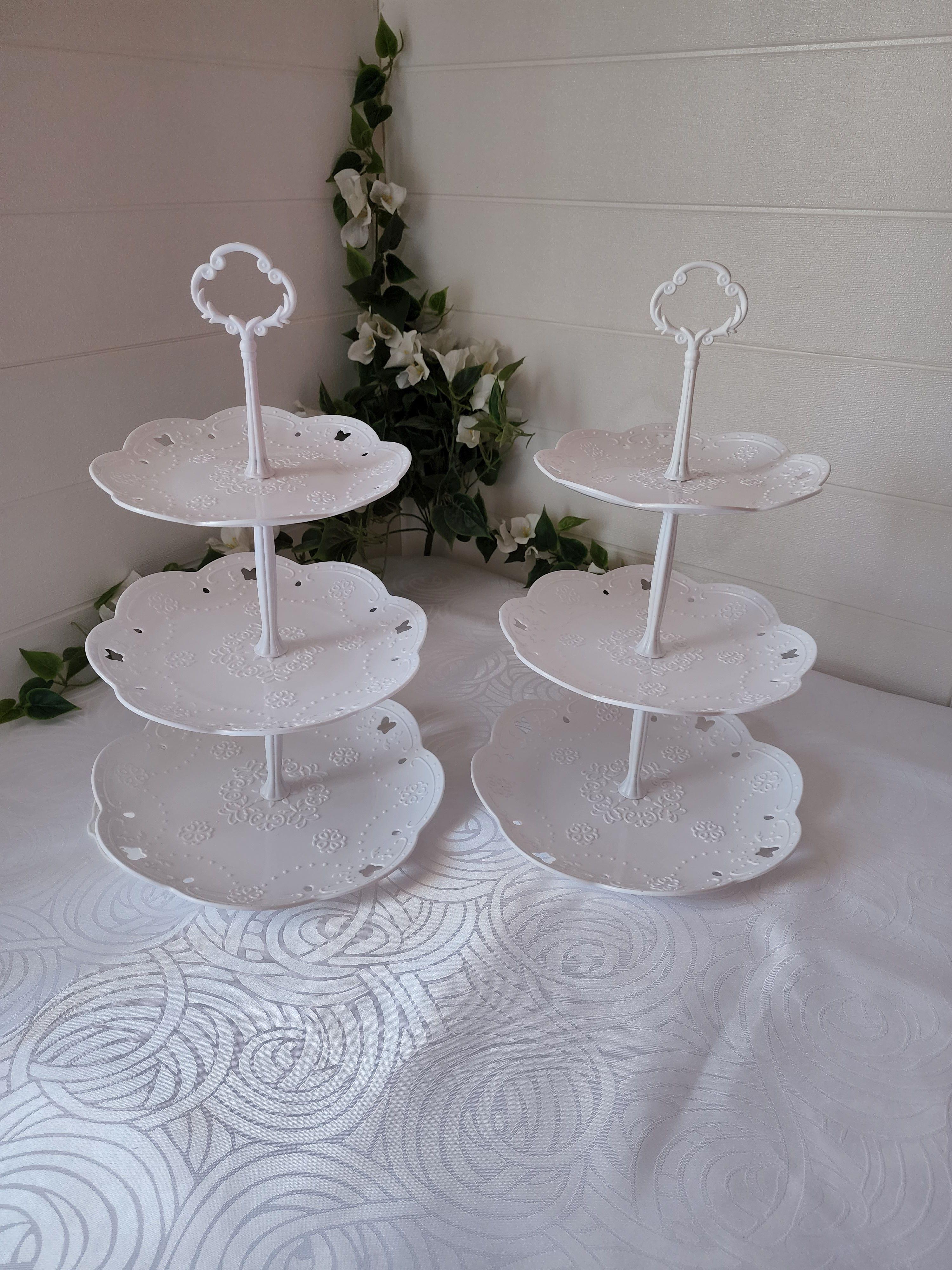 Set 5 Piezas Candy Bar (Porta Torta, Porta Cupcake, Bandeja)-3