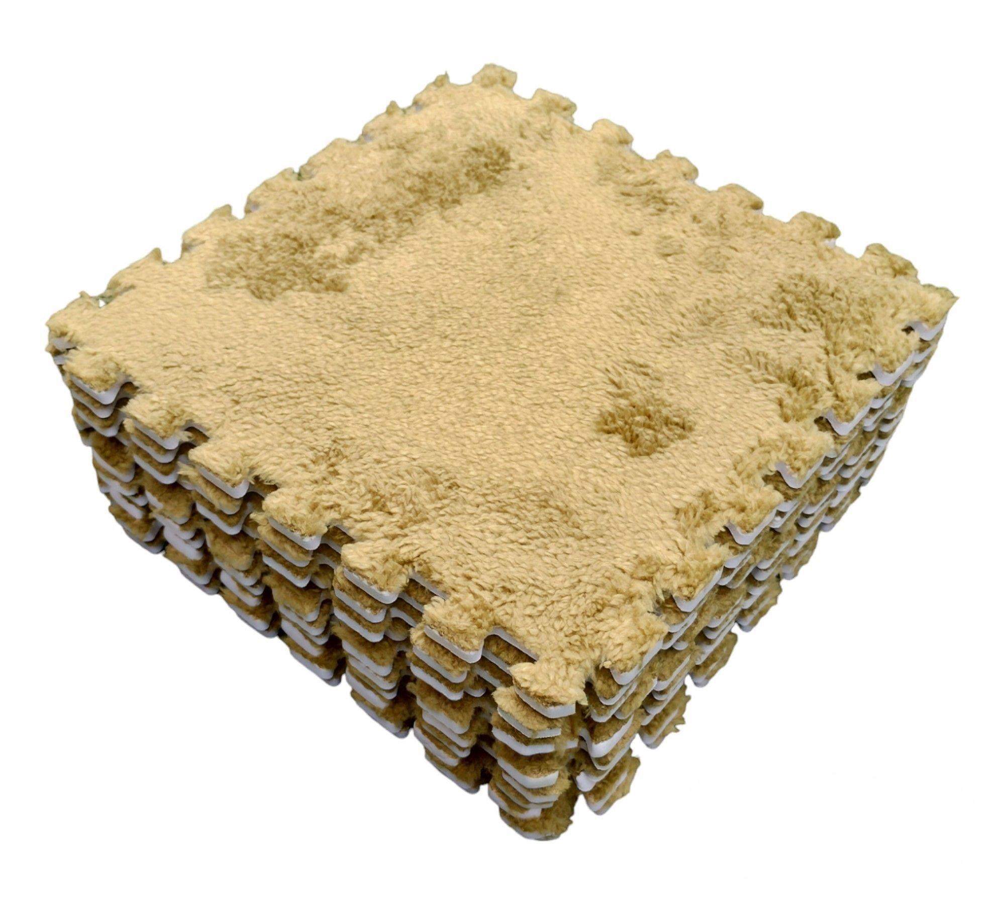 Pack Alfombra con Goma Eva Rompecabezas Didactica - Musgo-2