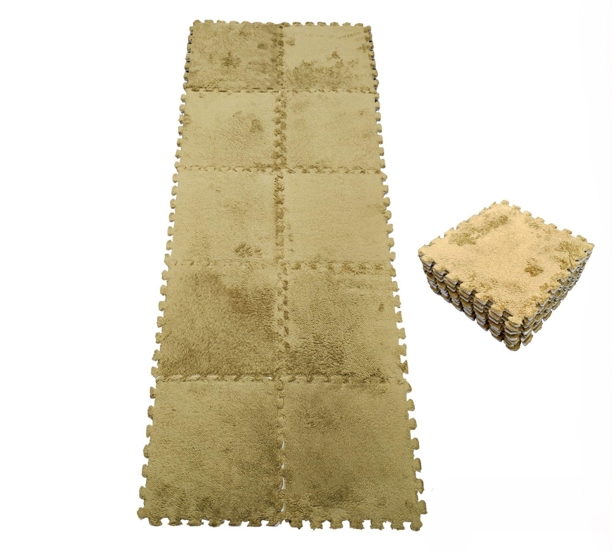 Pack Alfombra con Goma Eva Rompecabezas Didactica - Musgo-0