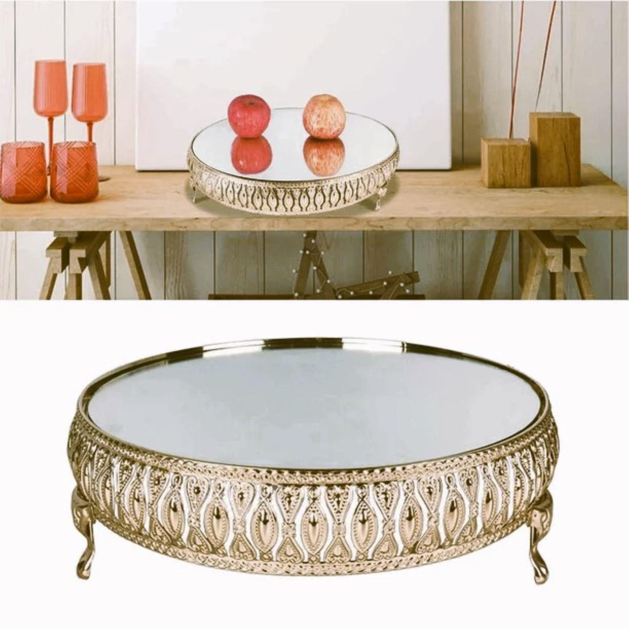 Elegante Alzador & Exhibidor Deco Candy Bar - Vidrio y Metal-1