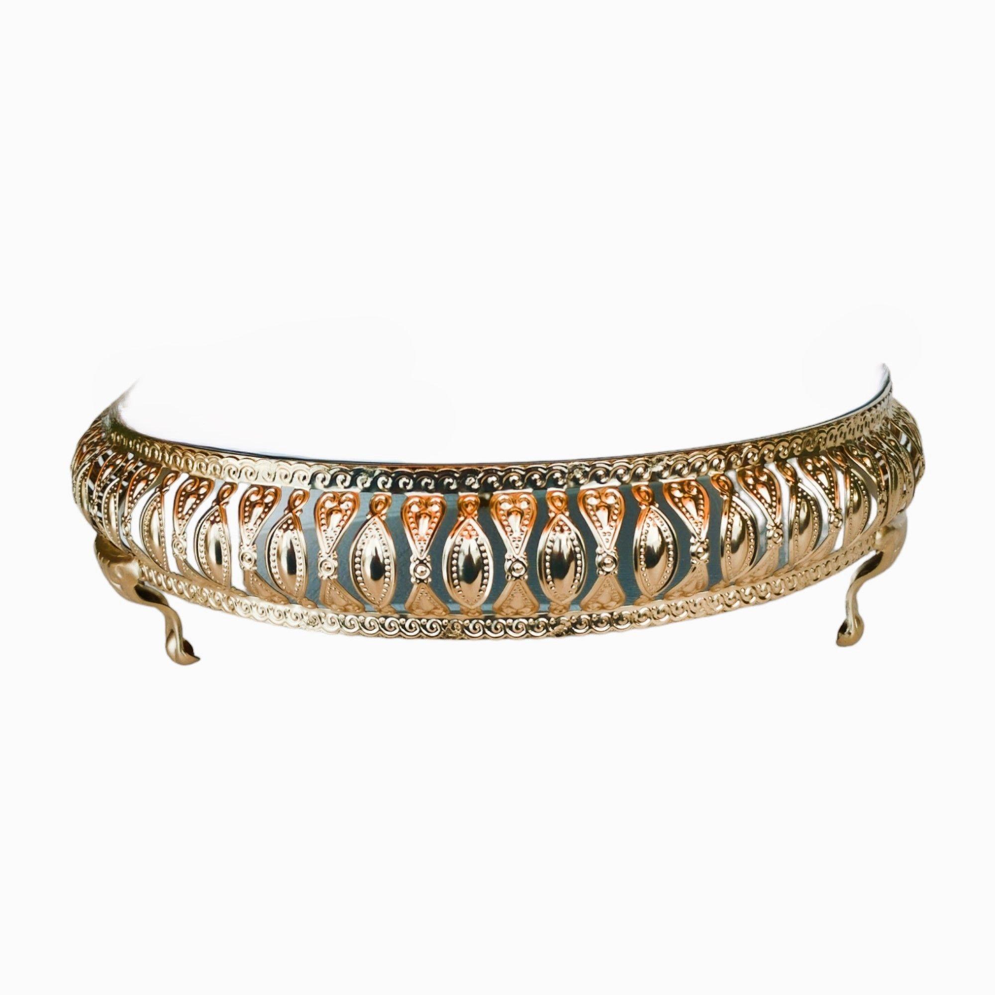 Elegante Alzador & Exhibidor Deco Candy Bar - Vidrio y Metal-3