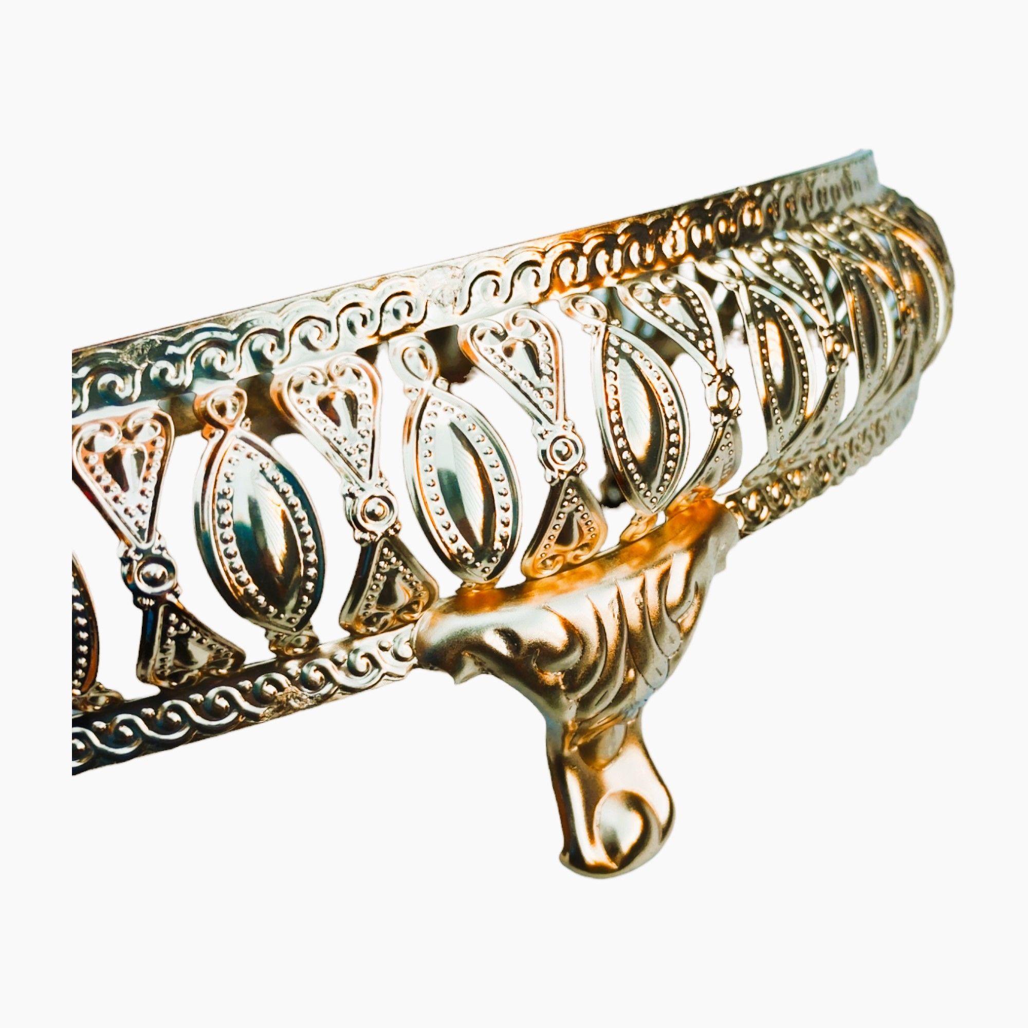 Elegante Alzador & Exhibidor Deco Candy Bar - Vidrio y Metal-5