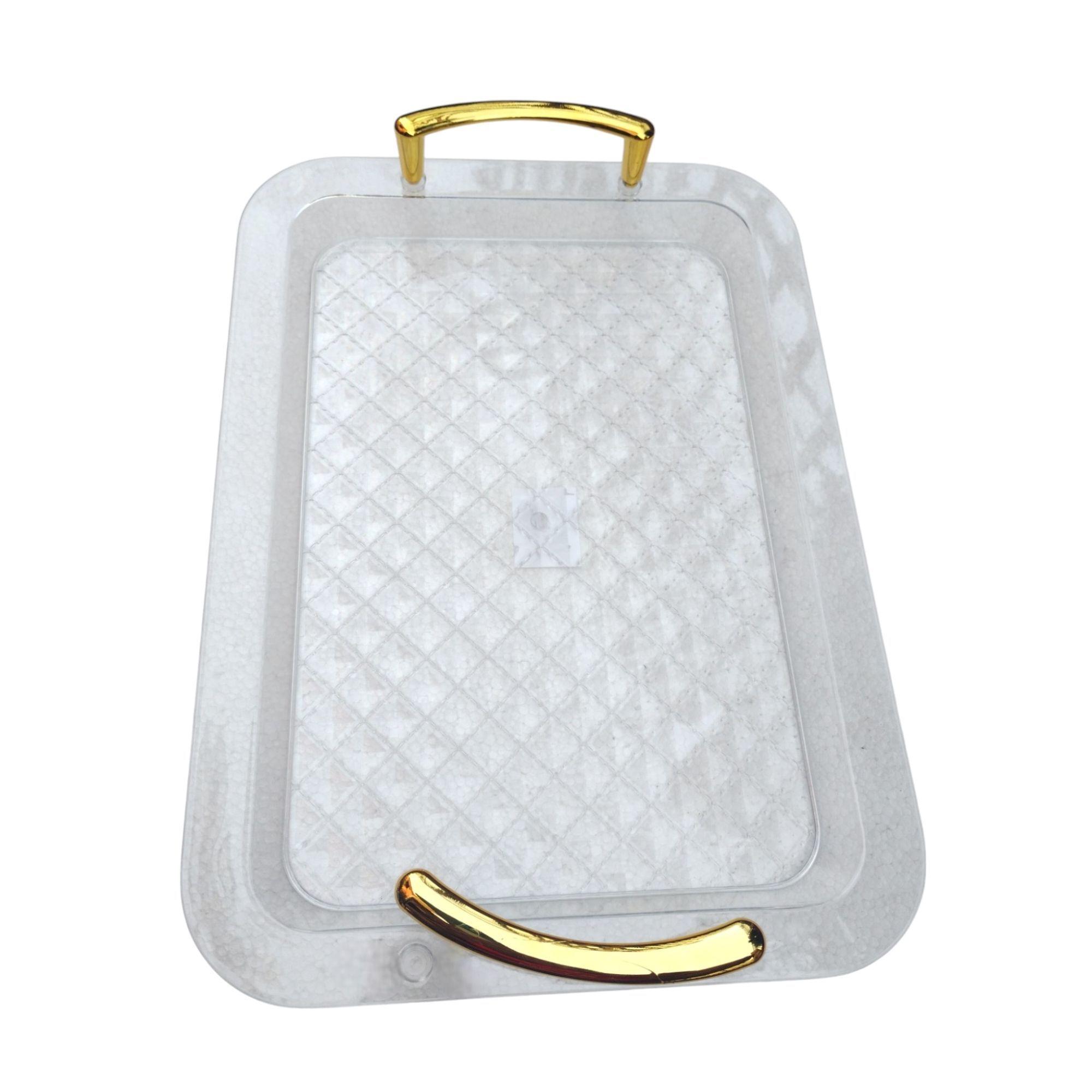 Bandeja Rectangular con Tapa - Transparente-4