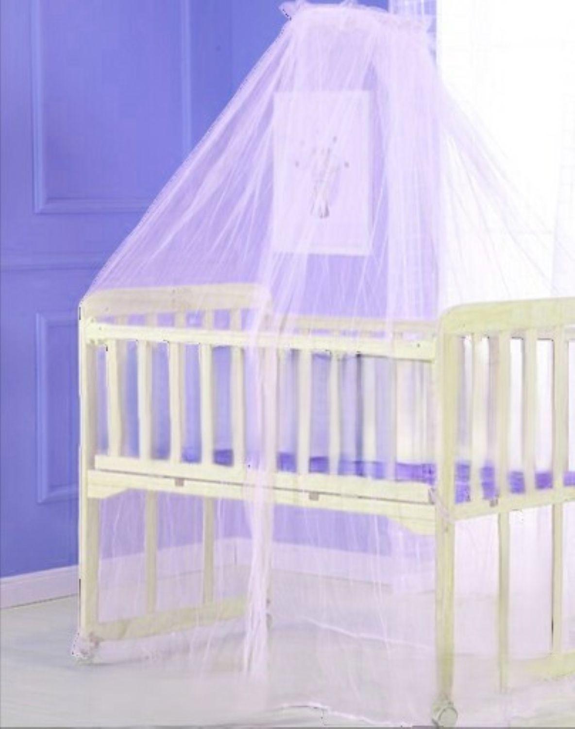 Malla Mosquitera Cerrada Para Cuna - Lila-0