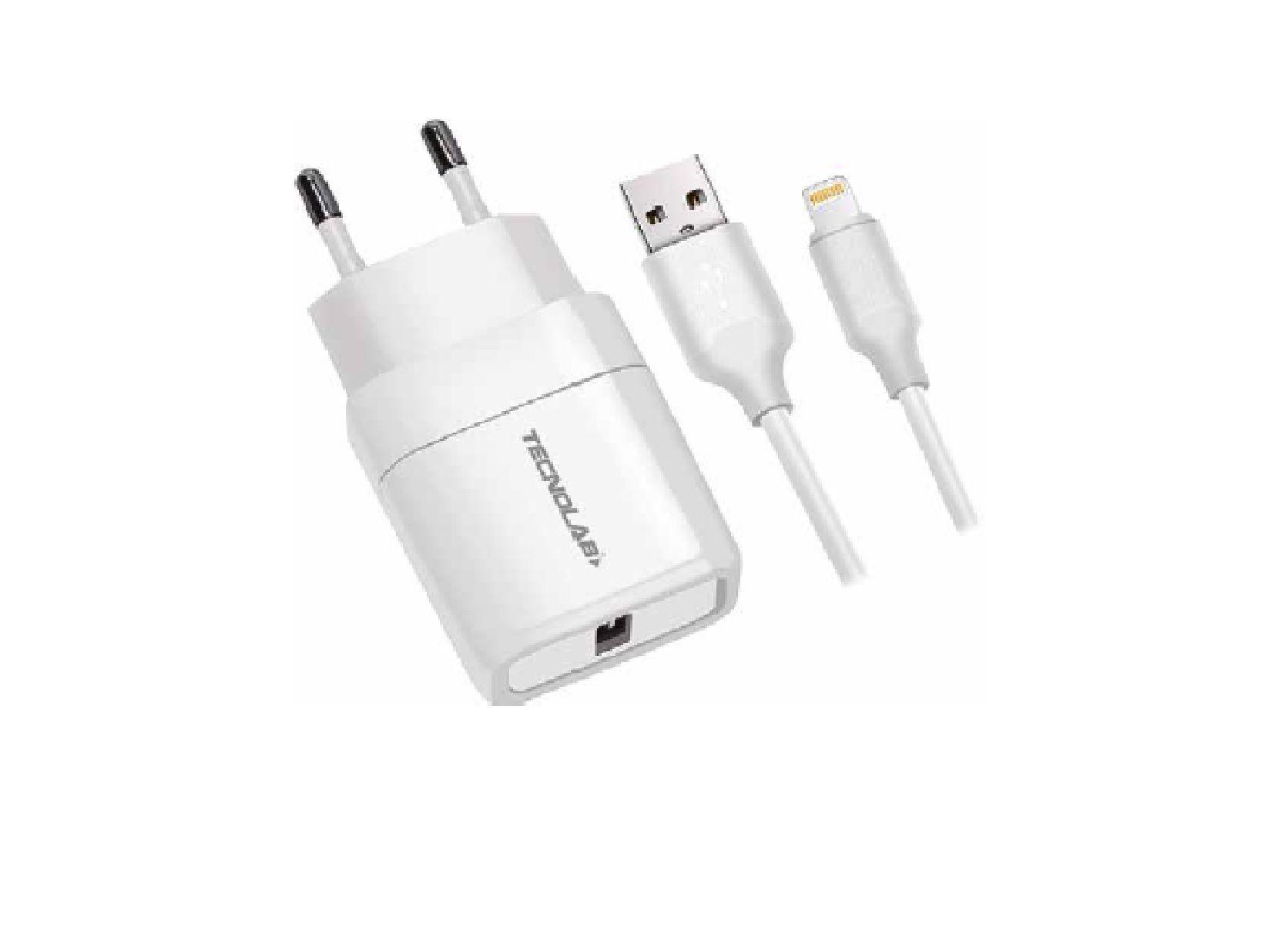 Cargador Celular 24A-1 Usb Con Cable Lighting - White-3