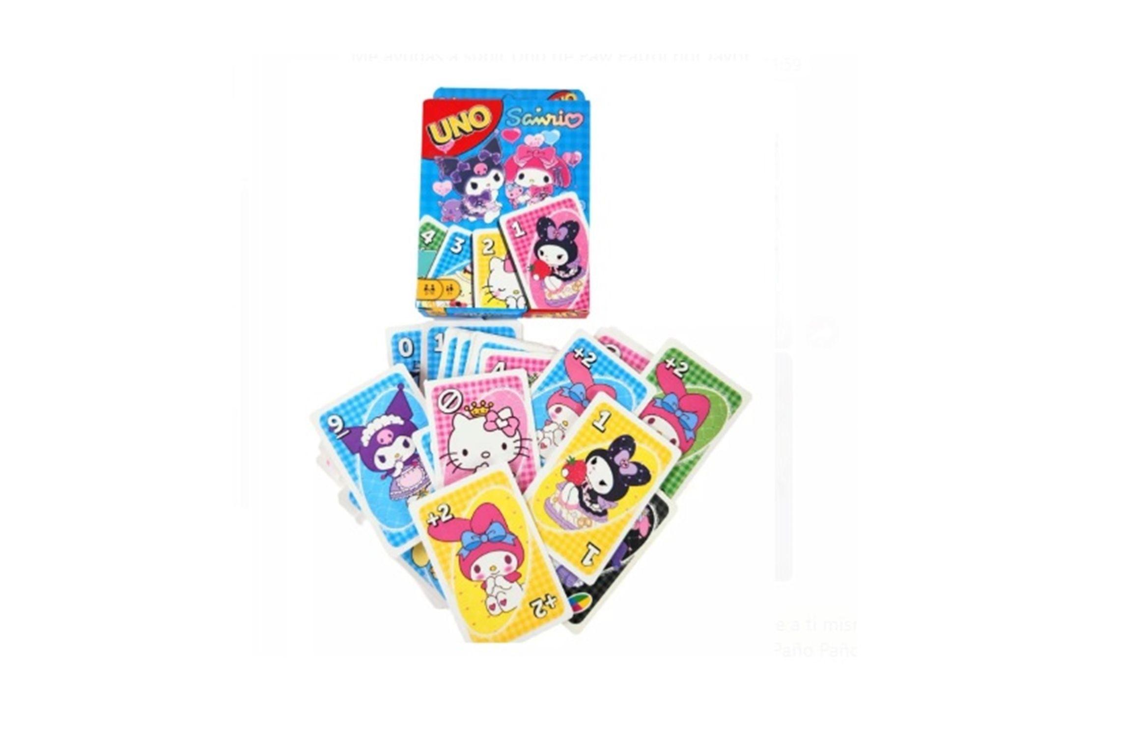 JUEGO CARTAS UNO SANRIO-4