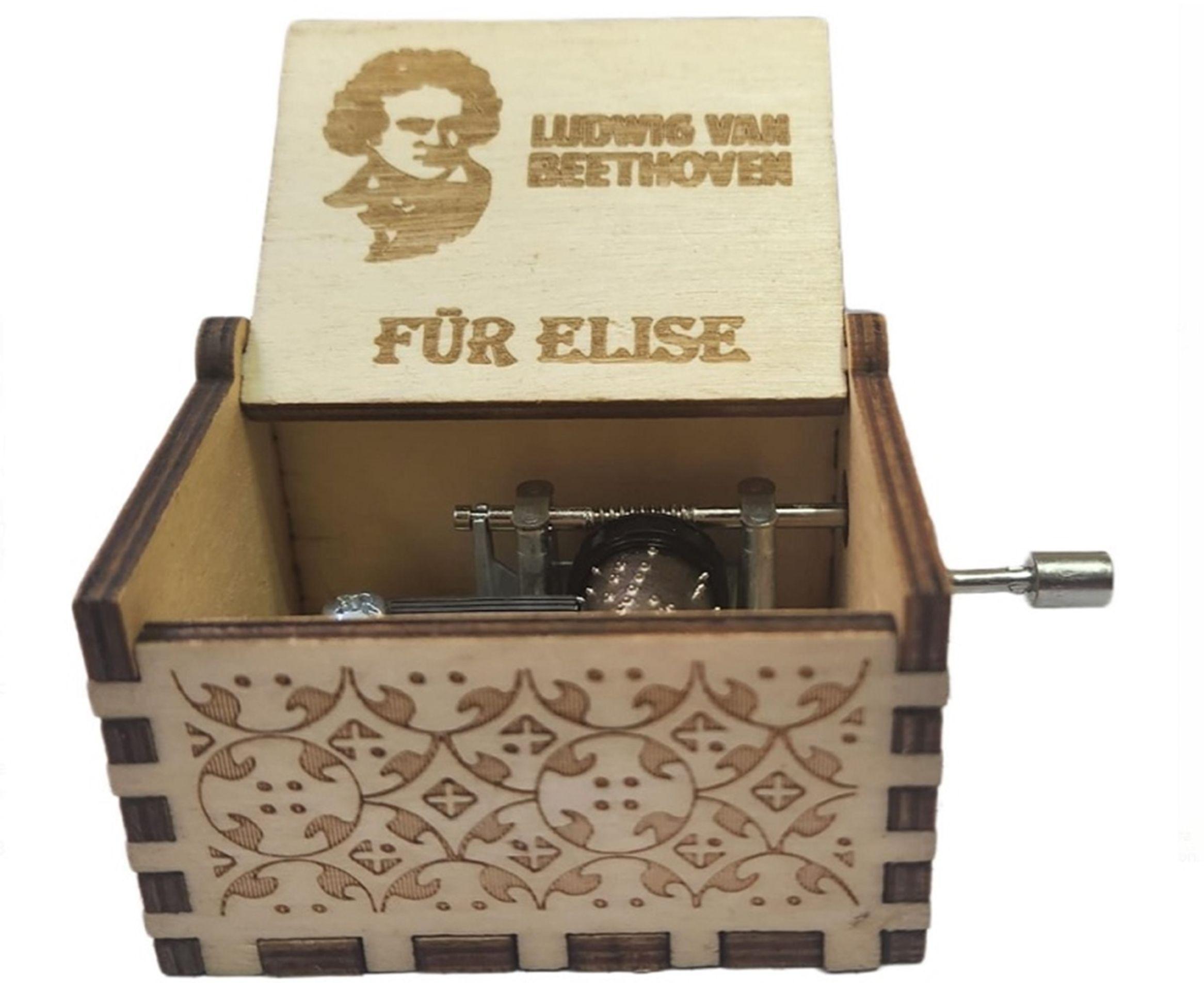 BEETHOVEN  FUR ELISE CAFE CAJA MUSICAL -0