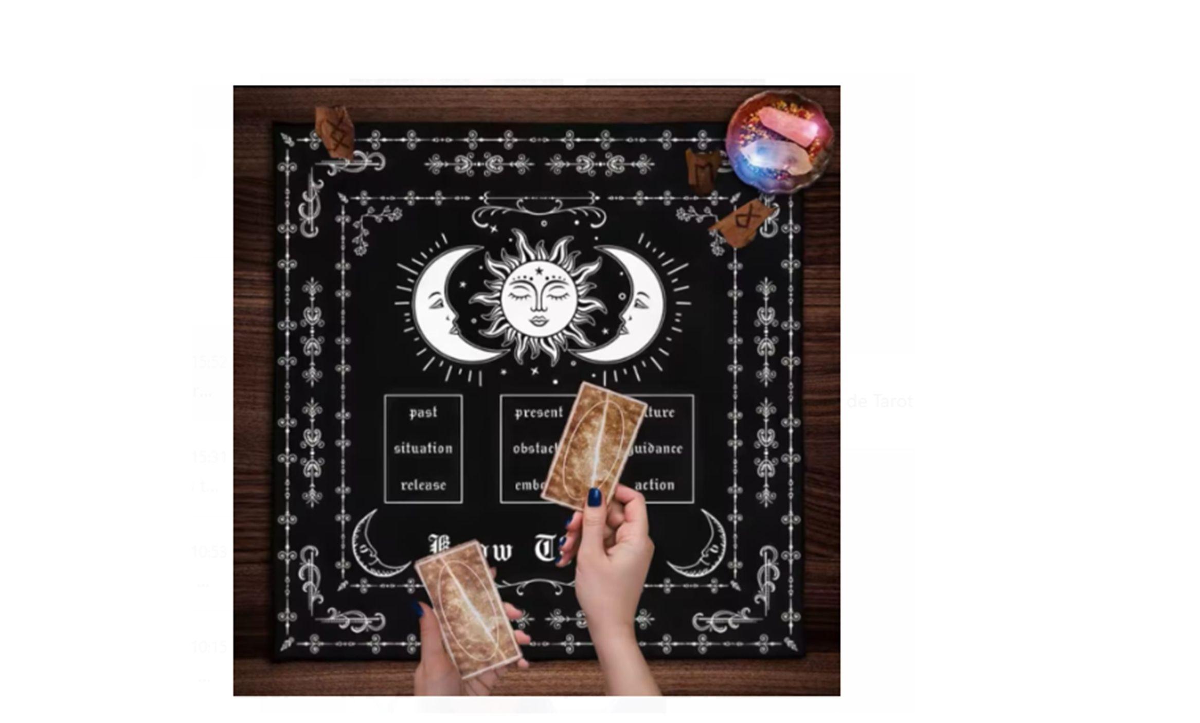 PAÑO DE ALTAR DE TAROT KNOW THYSELF-2