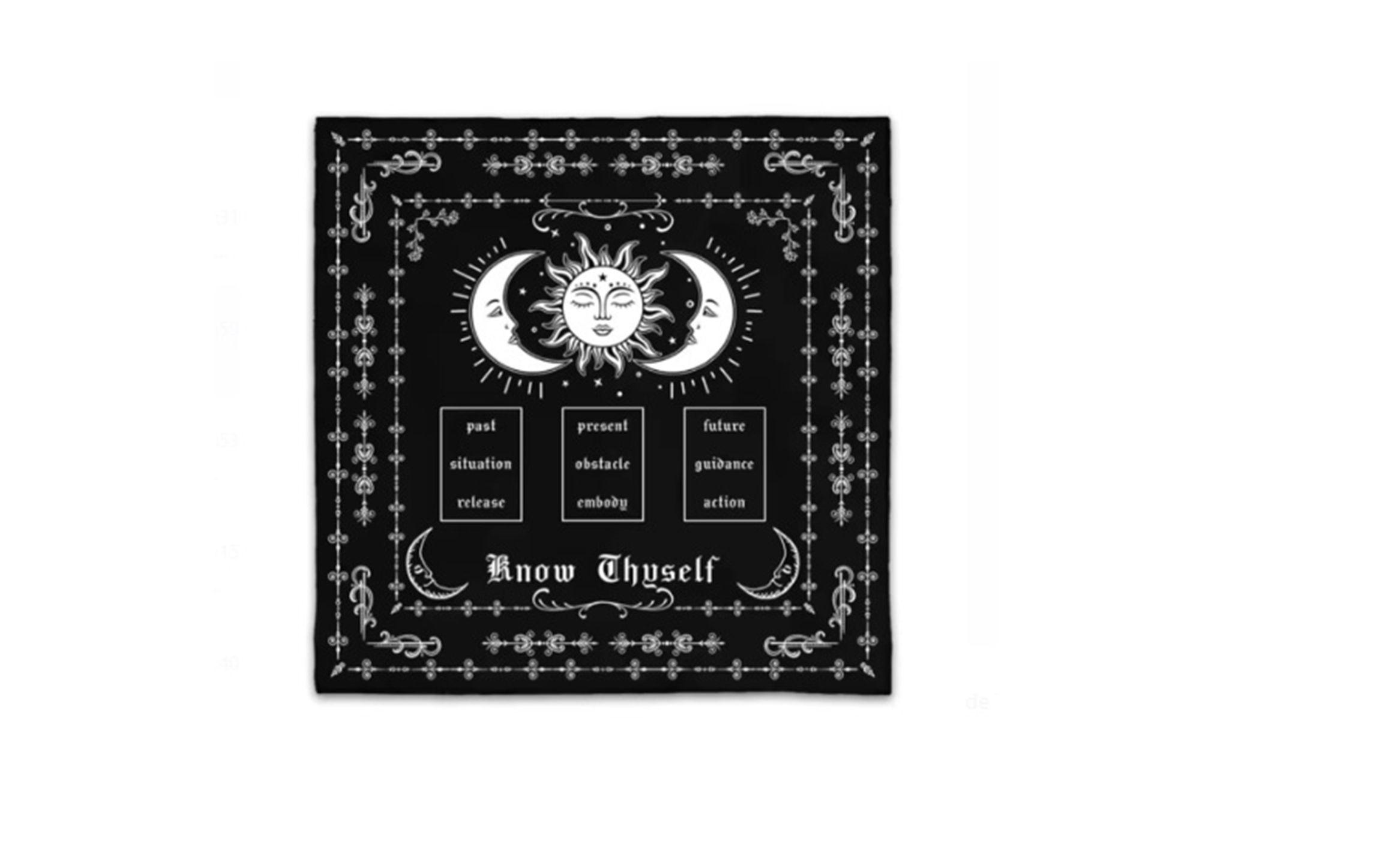 PAÑO DE ALTAR DE TAROT KNOW THYSELF-3