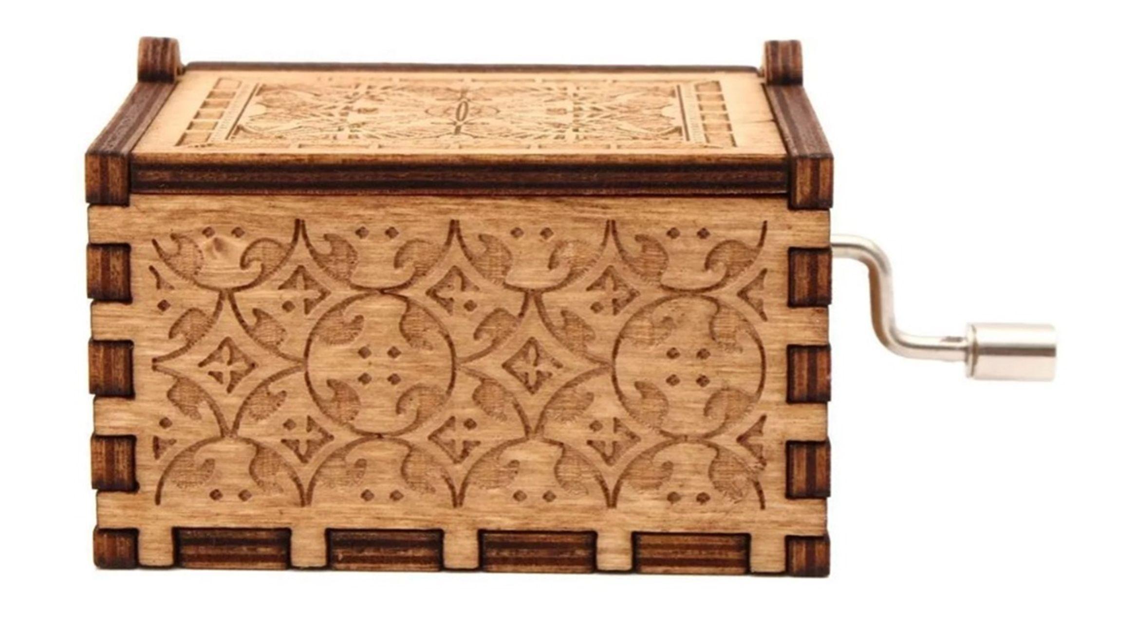 CAJA MUSICAL DE MADERA  ELVIS PRESLEY ROSTRO Y FIRMA-4