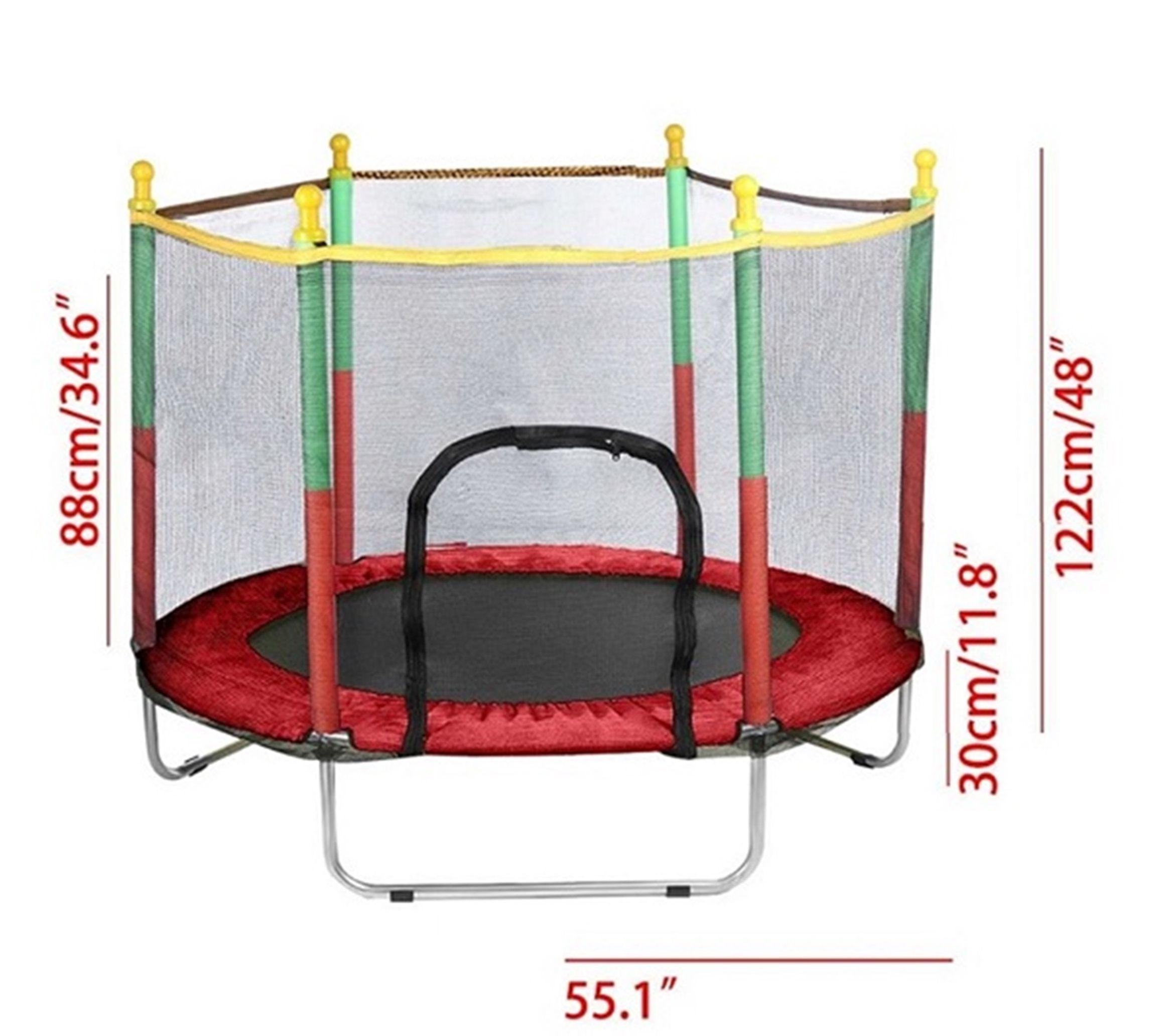 CAMA ELASTICA TRAMPOLIN SALTARINA ROJA-2