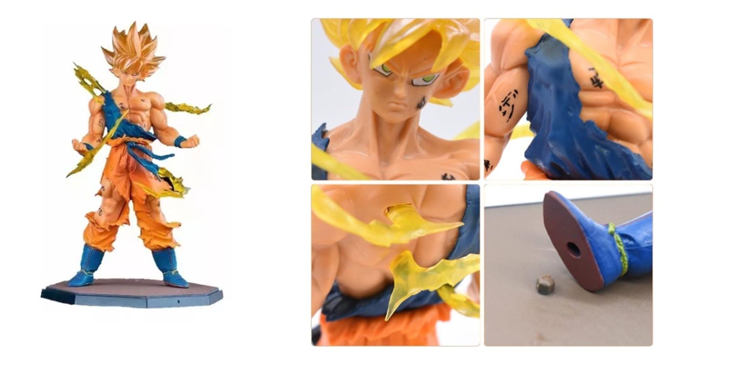 FIGURA DE ACCION GOKU SUPER SAIYAN DRAGON BALL Z 16 CM-2