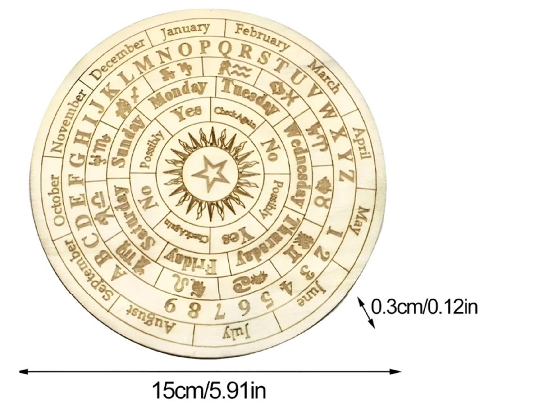 TABLERO CIRCULAR DE PENDULO PARA ADIVINACION-2