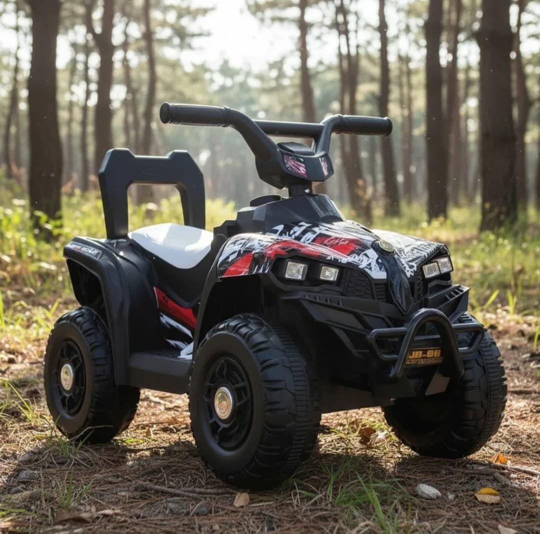 CUATRIMOTO ELECTRICA RECARGABLE A BATERIA BLANCA-4