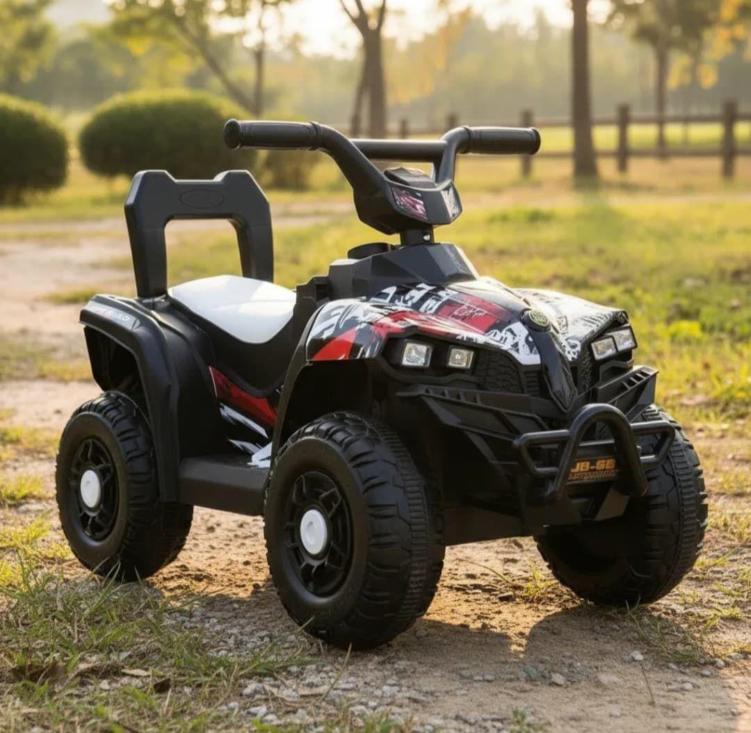 CUATRIMOTO ELECTRICA RECARGABLE A BATERIA BLANCA-6