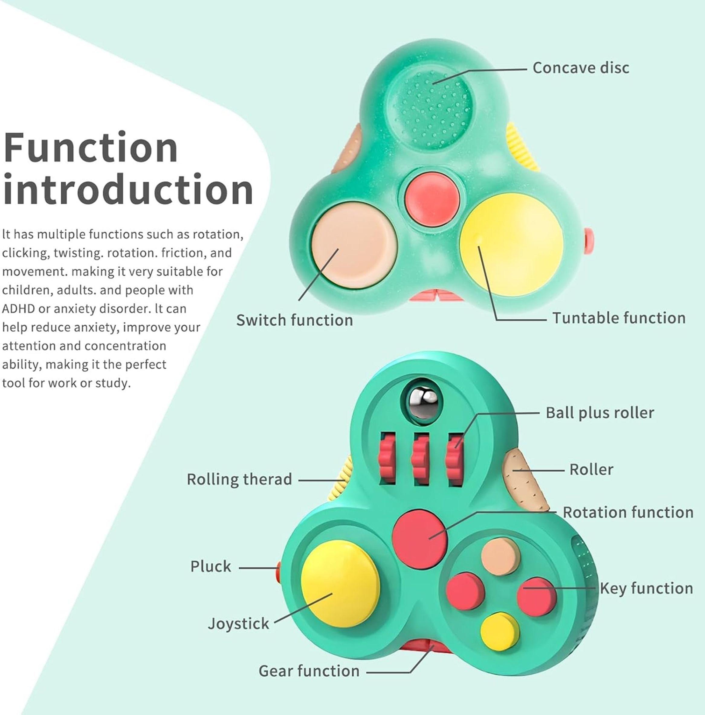 JUGUETE SENSORIAL FIDGET ANTI ESTRES VERDE-2