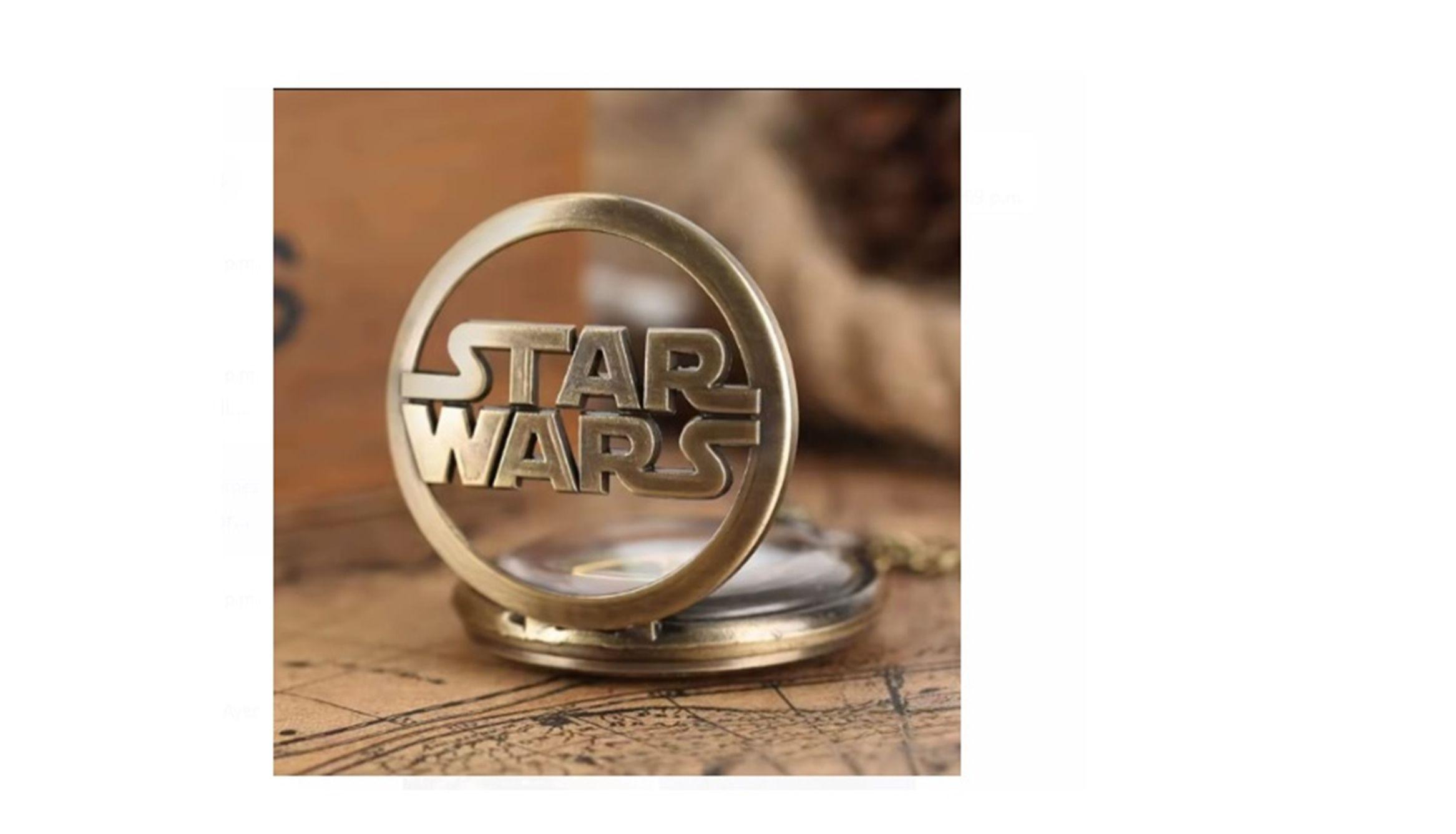 RELOJ DE BOLSILLO STAR WARS BRONCE-2