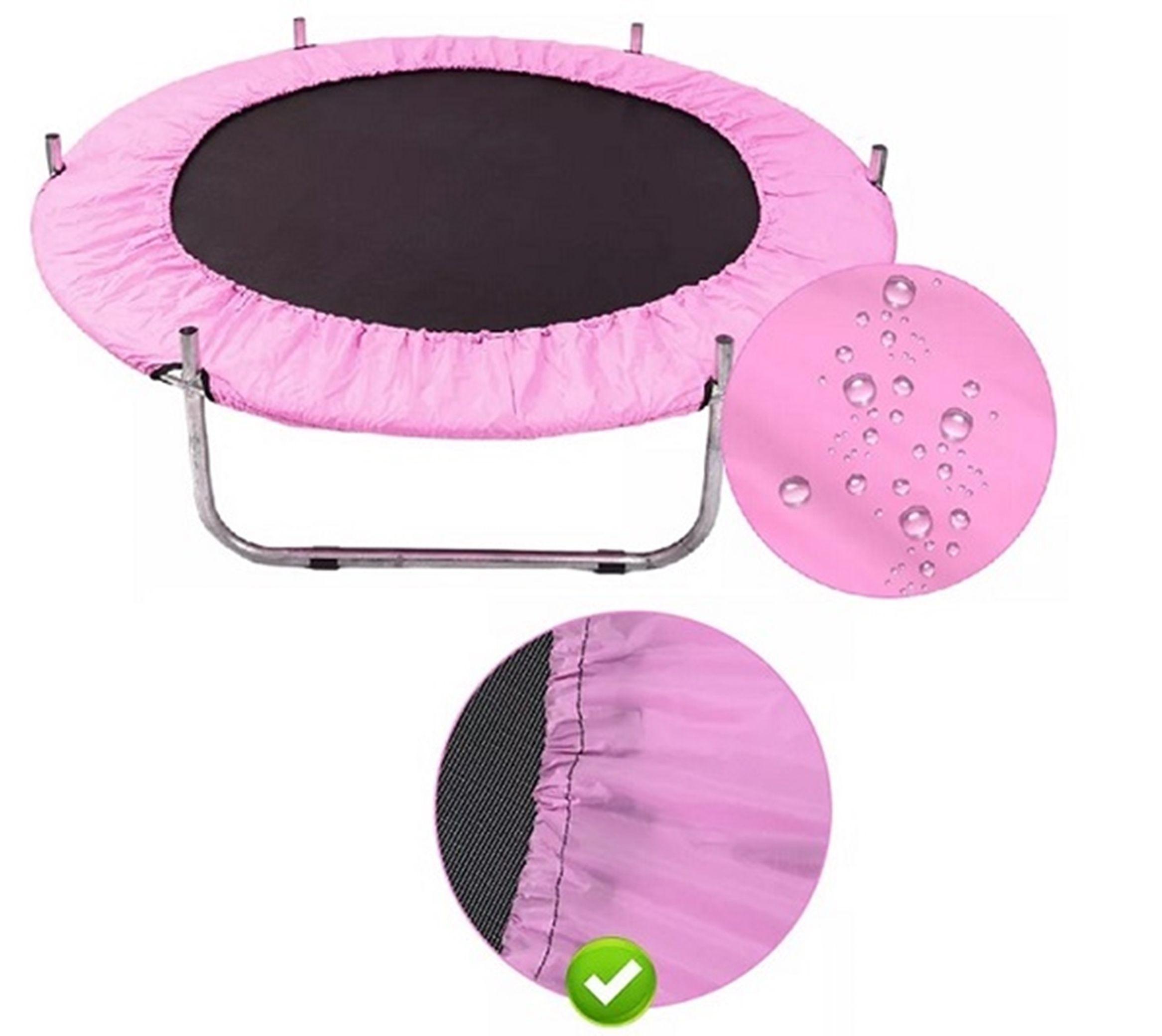 CAMA ELASTICA TRAMPOLIN SALTARINA ROSADA-3