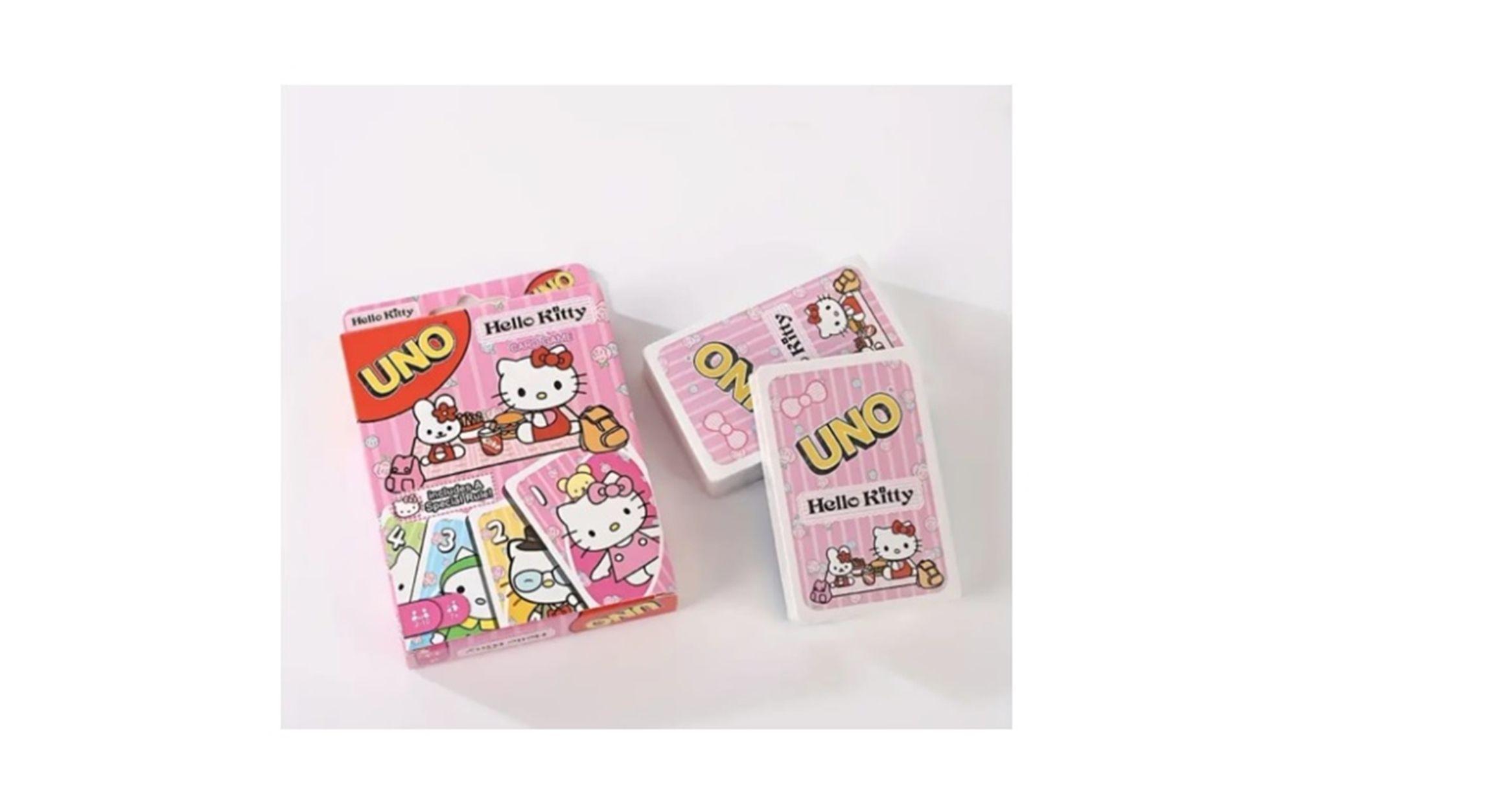CARTAS UNO HELLO KITTY JUEGO DE 112 CARTAS-2