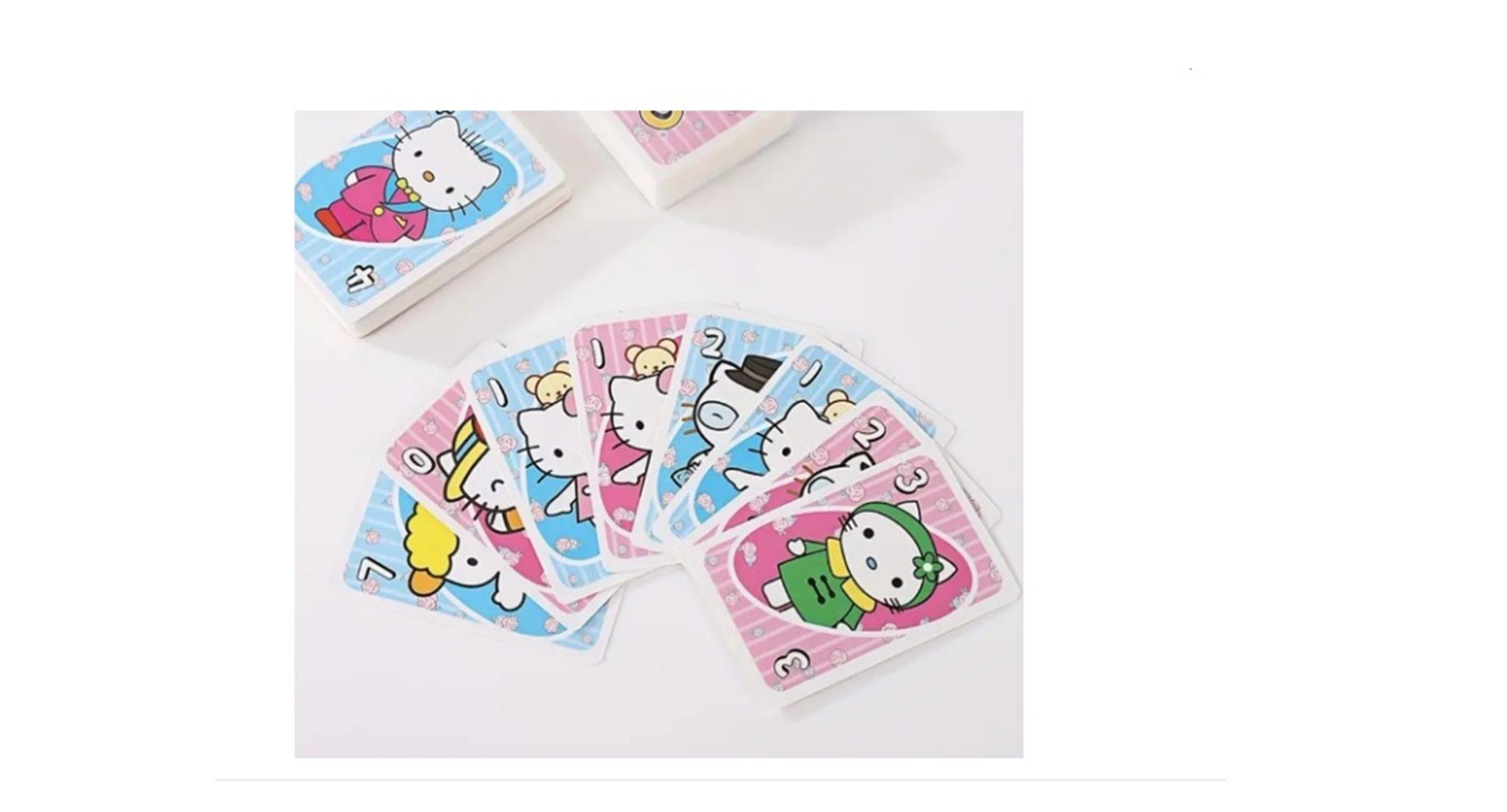 CARTAS UNO HELLO KITTY JUEGO DE 112 CARTAS-3