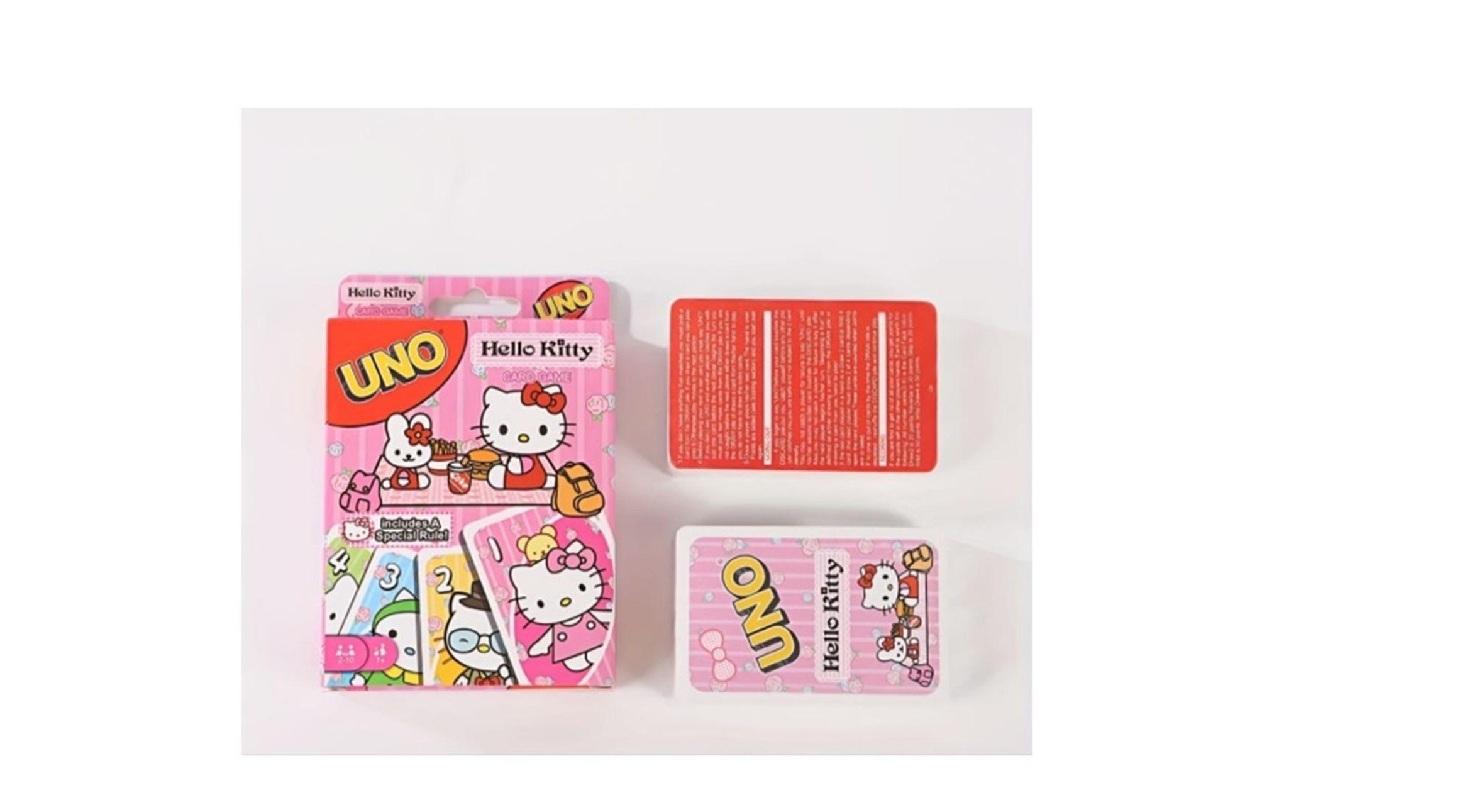 CARTAS UNO HELLO KITTY JUEGO DE 112 CARTAS-4