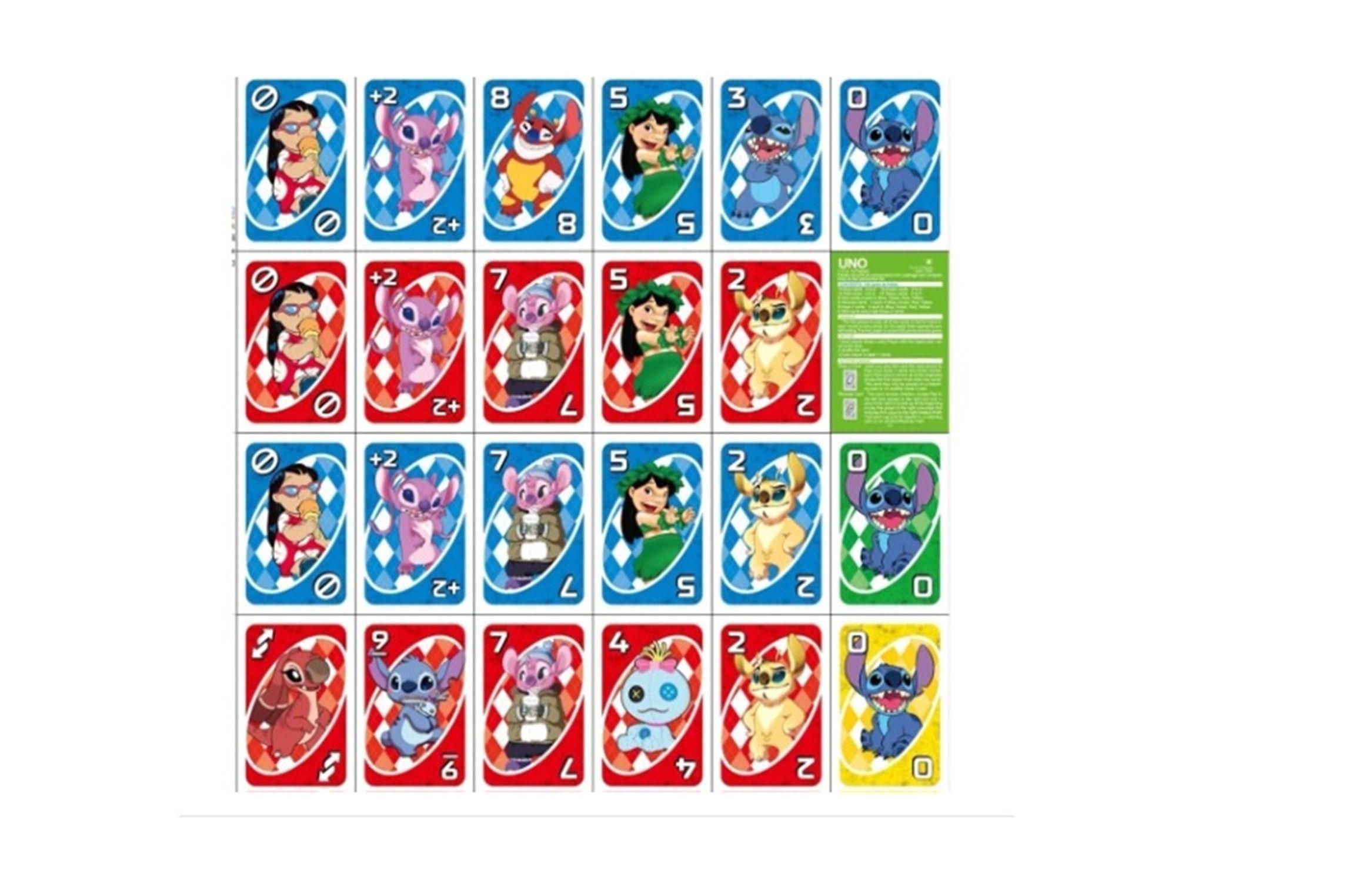 JUEGO DE 112 CARTAS UNO LILO Y STICH-2