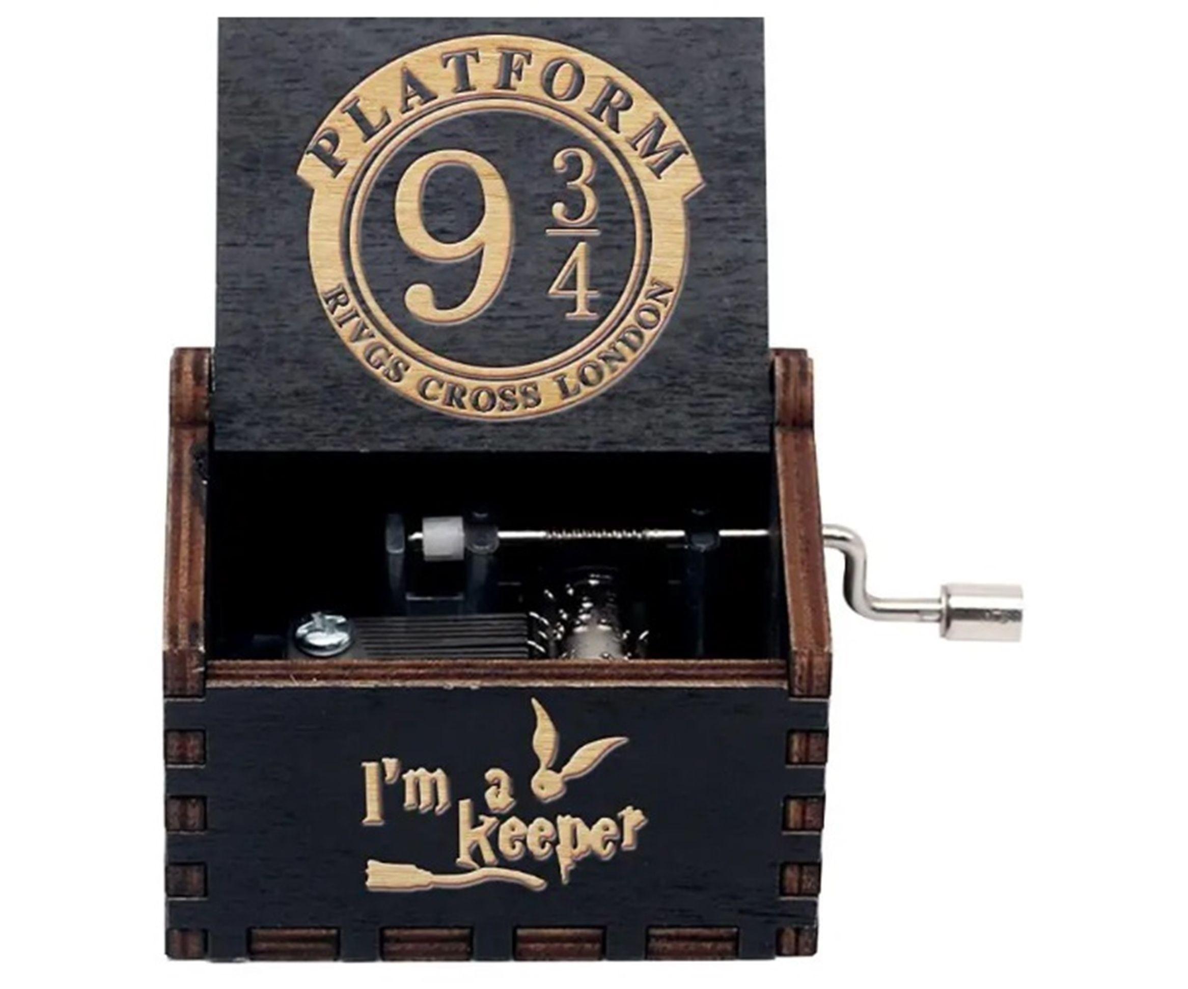 HARRY POTER PLATFORM CAJA MUSICAL NEGRA-0