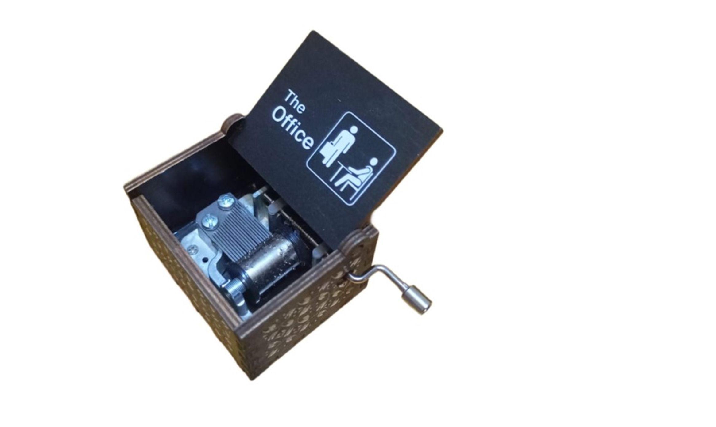 CAJA MUSICAL THE OFFICE NEGRA-4