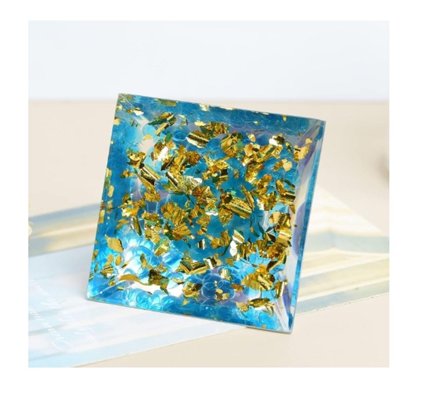 PIRÁMIDE DE ORGÓN  OJO DE TIGRE 5 X 5 X 5 CMS-3
