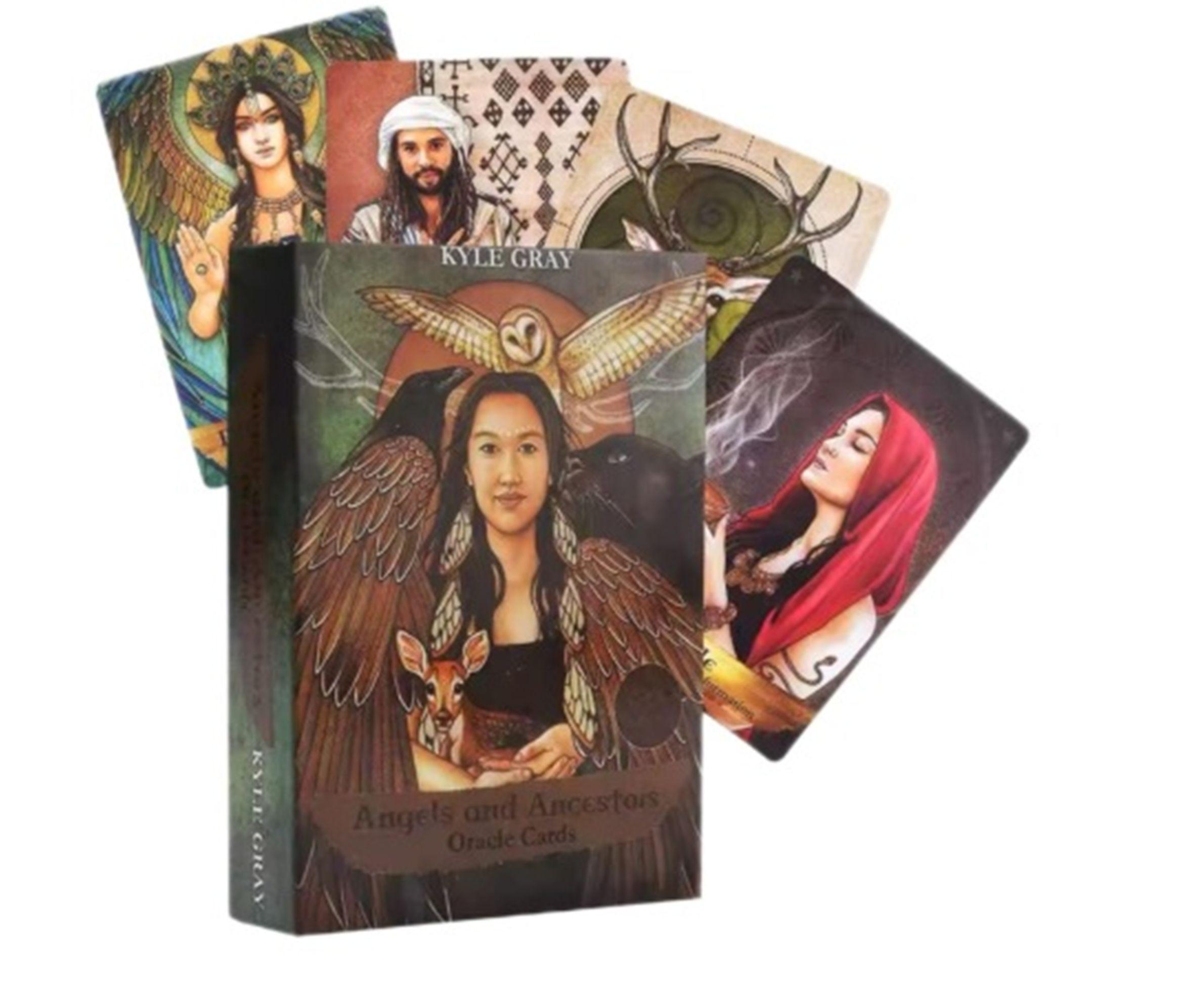 JUEGO DE 55 CARTAS ORACULO ANGELES Y ANCESTROS-2