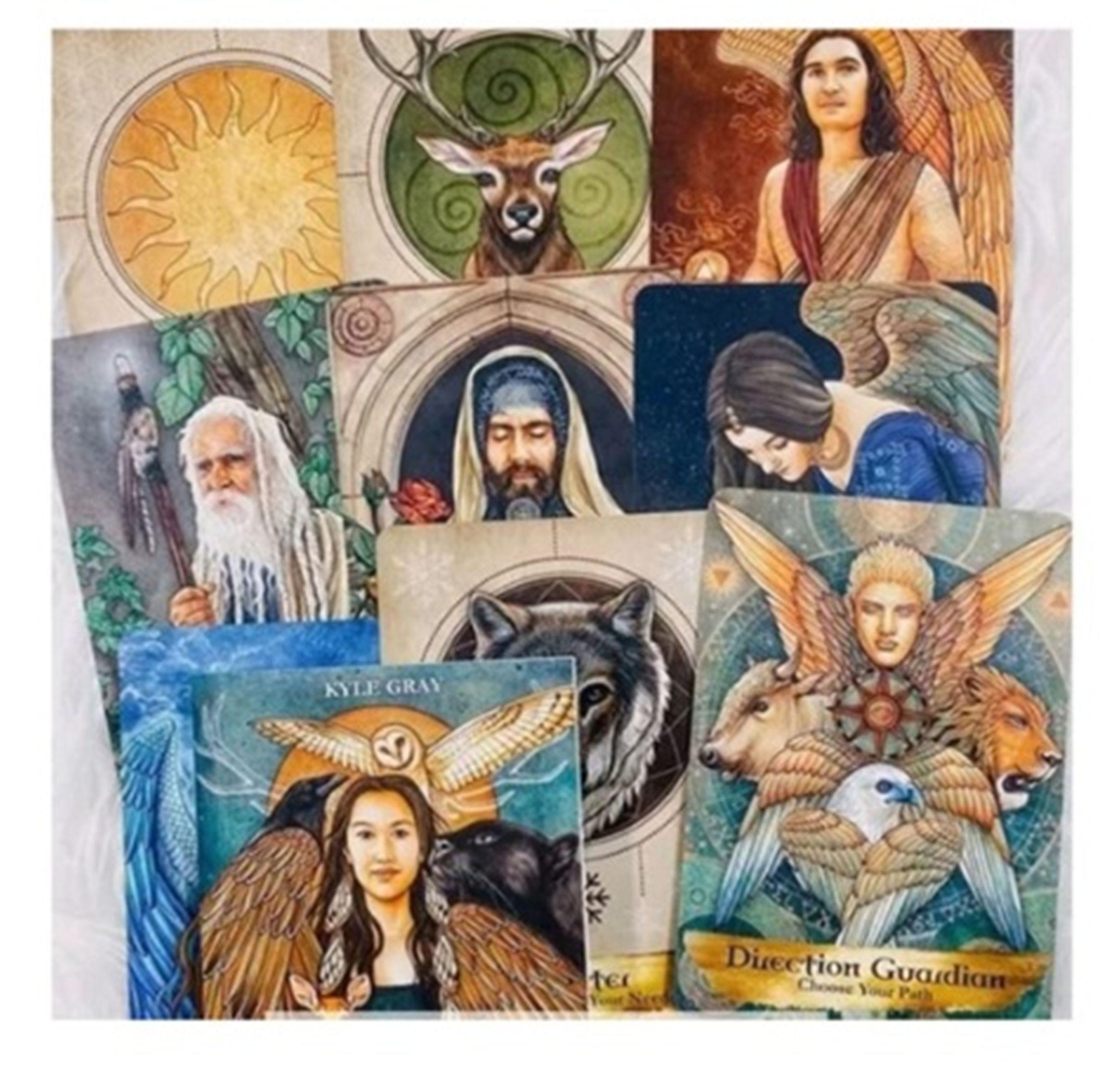 JUEGO DE 55 CARTAS ORACULO ANGELES Y ANCESTROS-3
