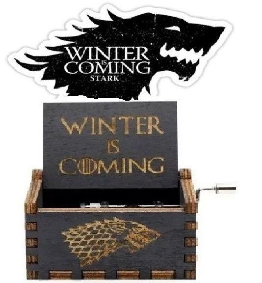 GAME OF THRONES WINTER IS COMING caja musical -1