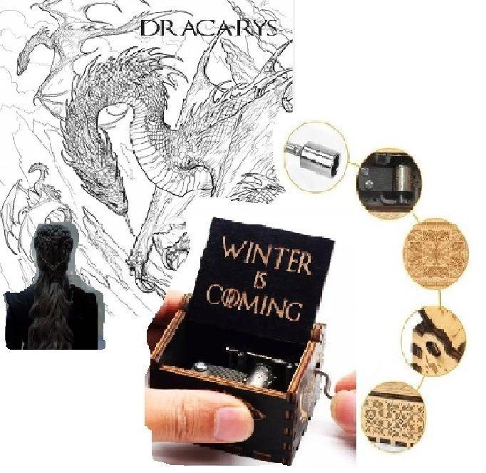 GAME OF THRONES WINTER IS COMING caja musical -3