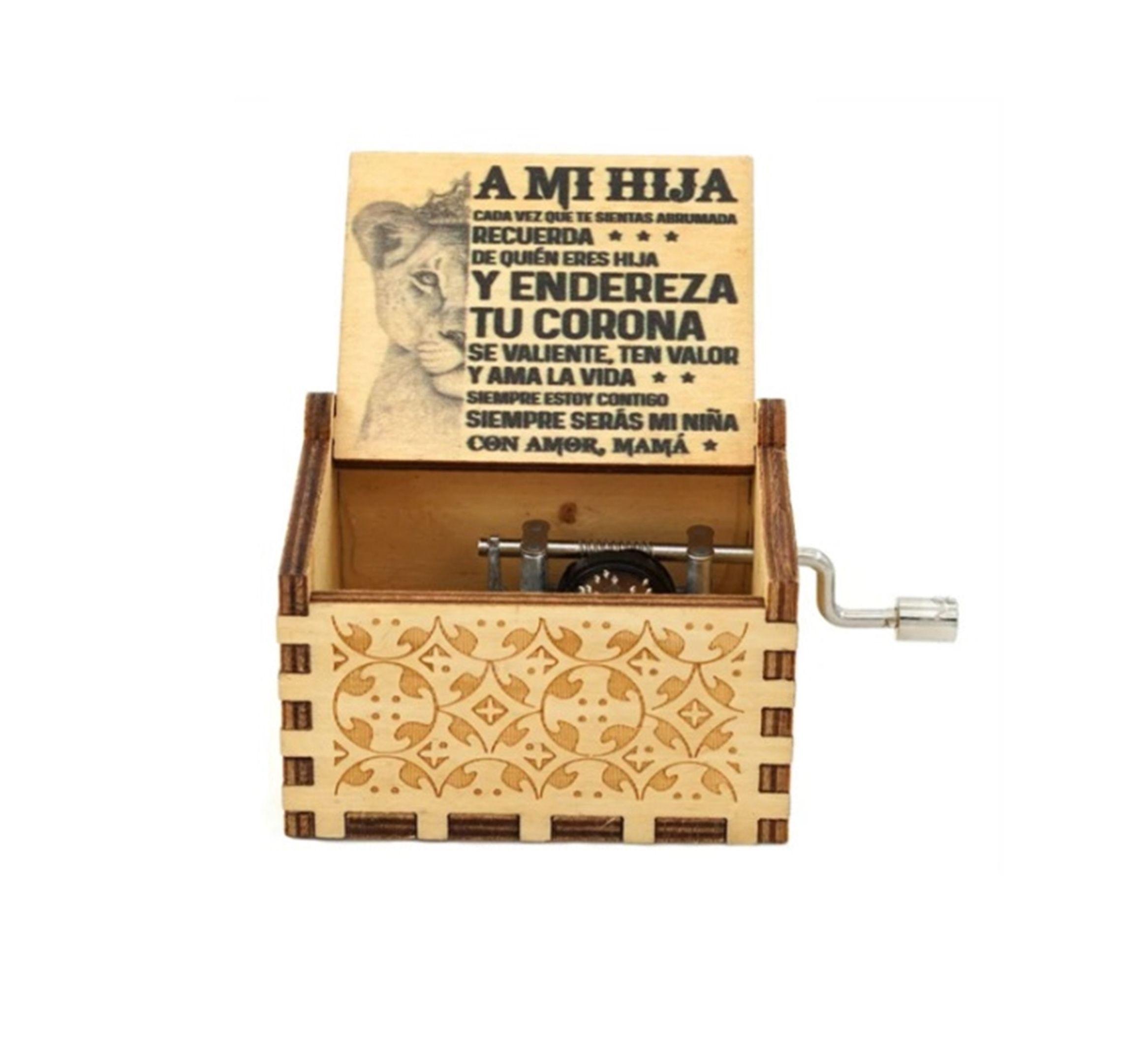 DEDICATORIA A MI HIJA caja musical -0