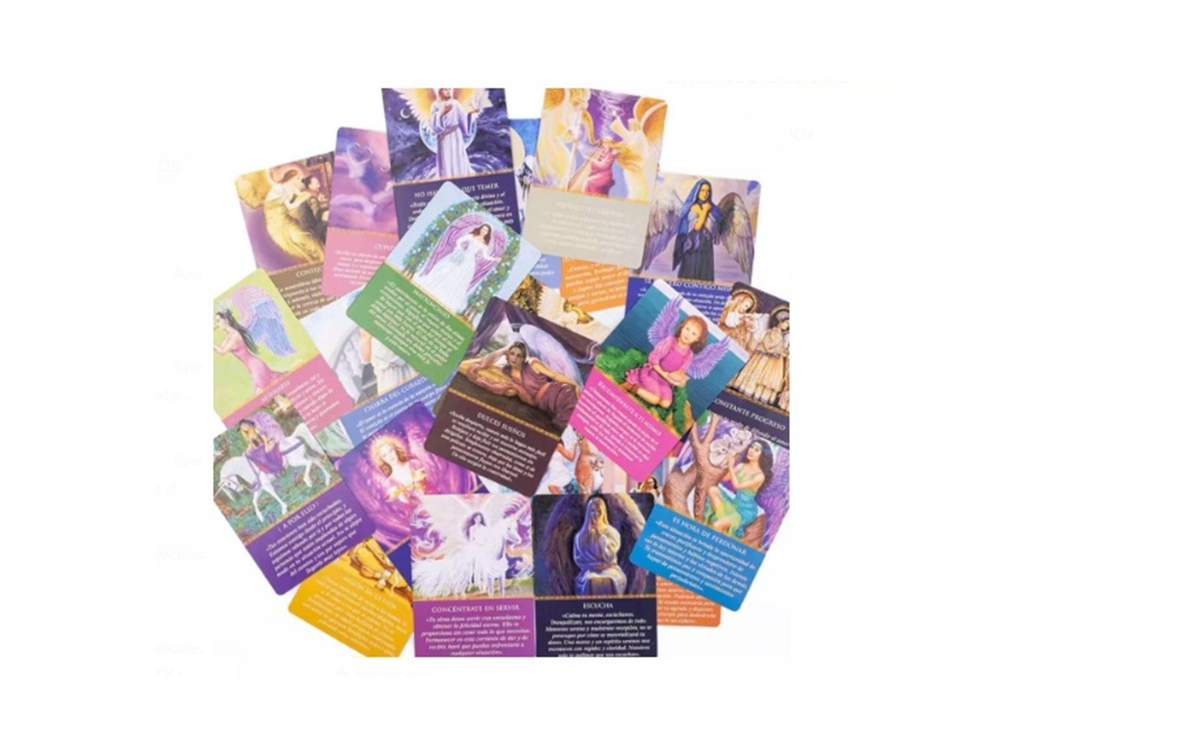 JUEGO 44 CARTAS TAROT AYUDA DIARIA DE LOS ANGELES EN ESPAÑOL-4