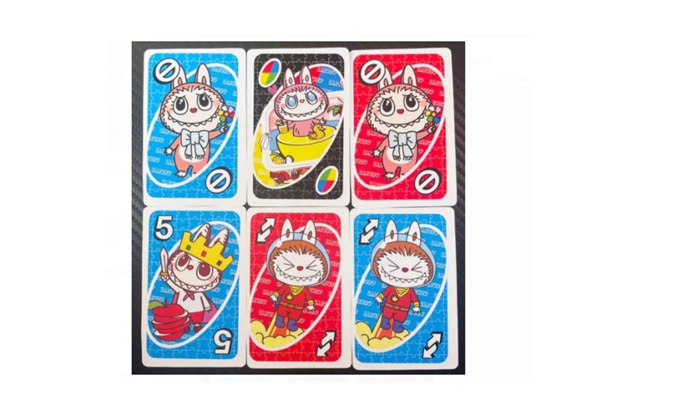 JUEGO DE 112 CARTAS UNO LABUBU-3