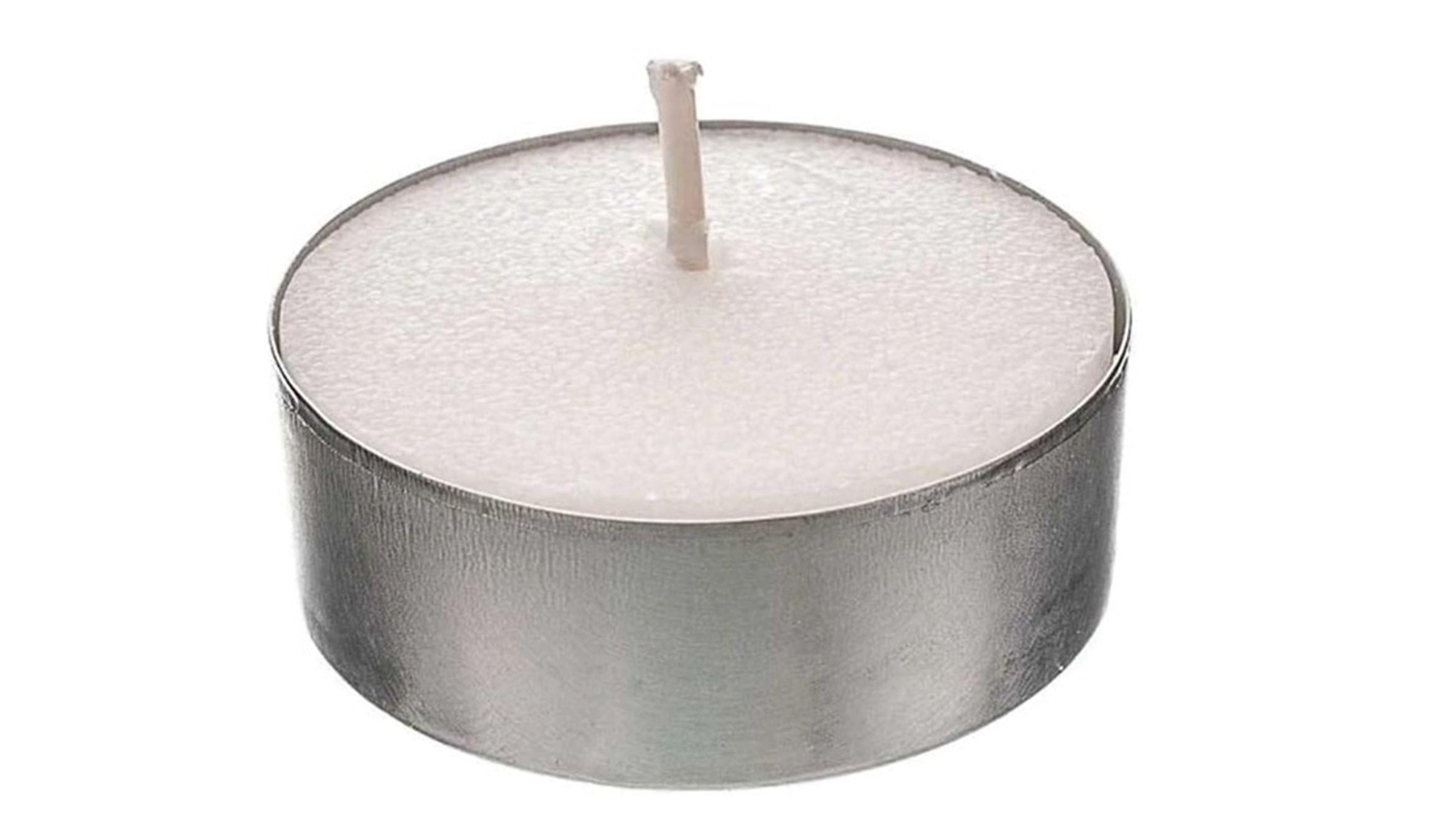 SET DE 50 VELAS TEA LIGHT 0.9 X 3.5 CM BLANCO-2