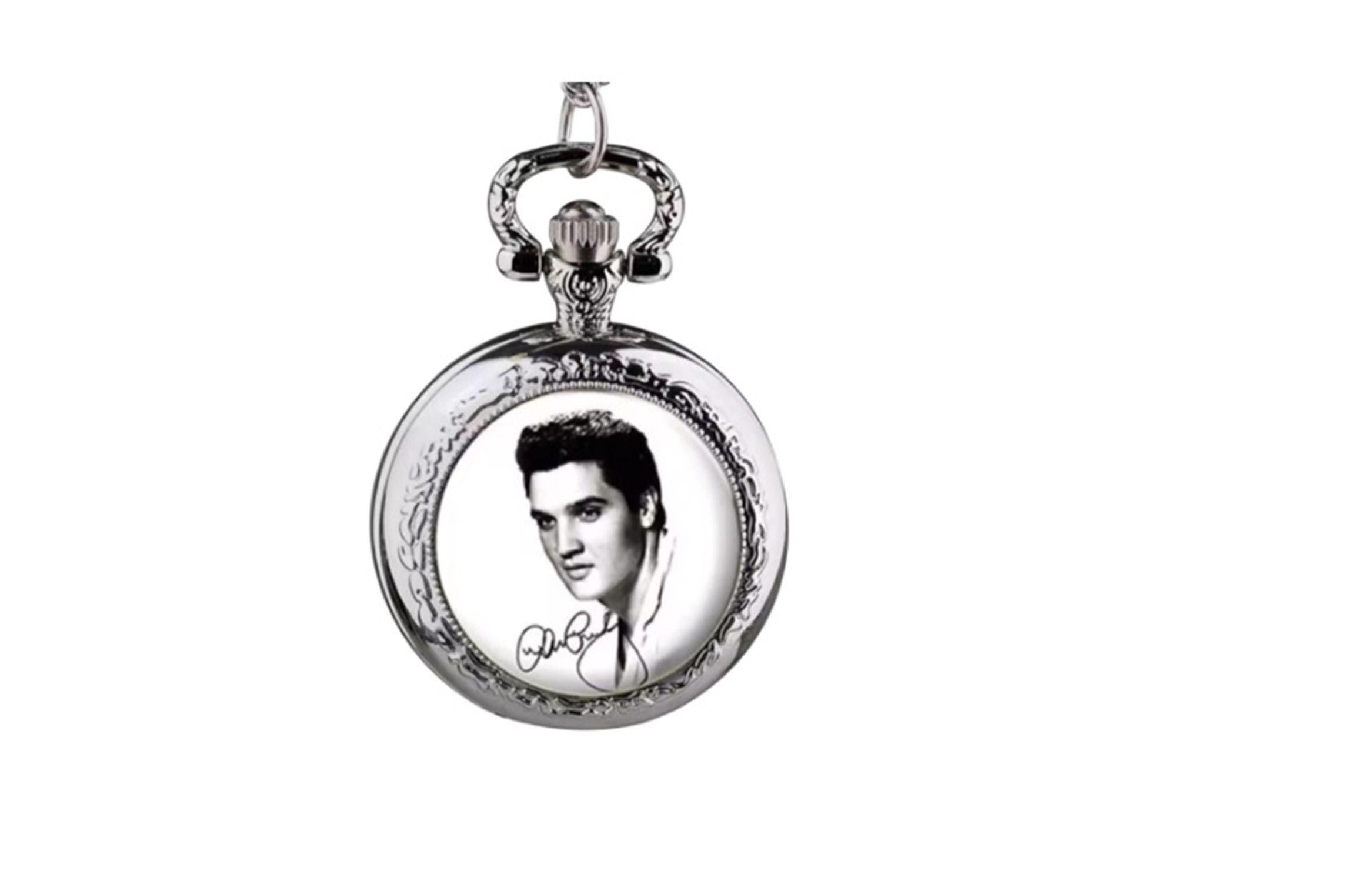 RELOJ DE BOLSILLO ELVIS PRESLEY-0