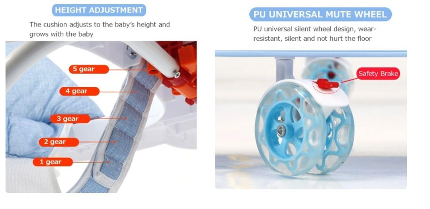 ANDADOR MULTIFUNCIONAL 4 EN 1 PARA NIÑOS COLOR AZUL-5