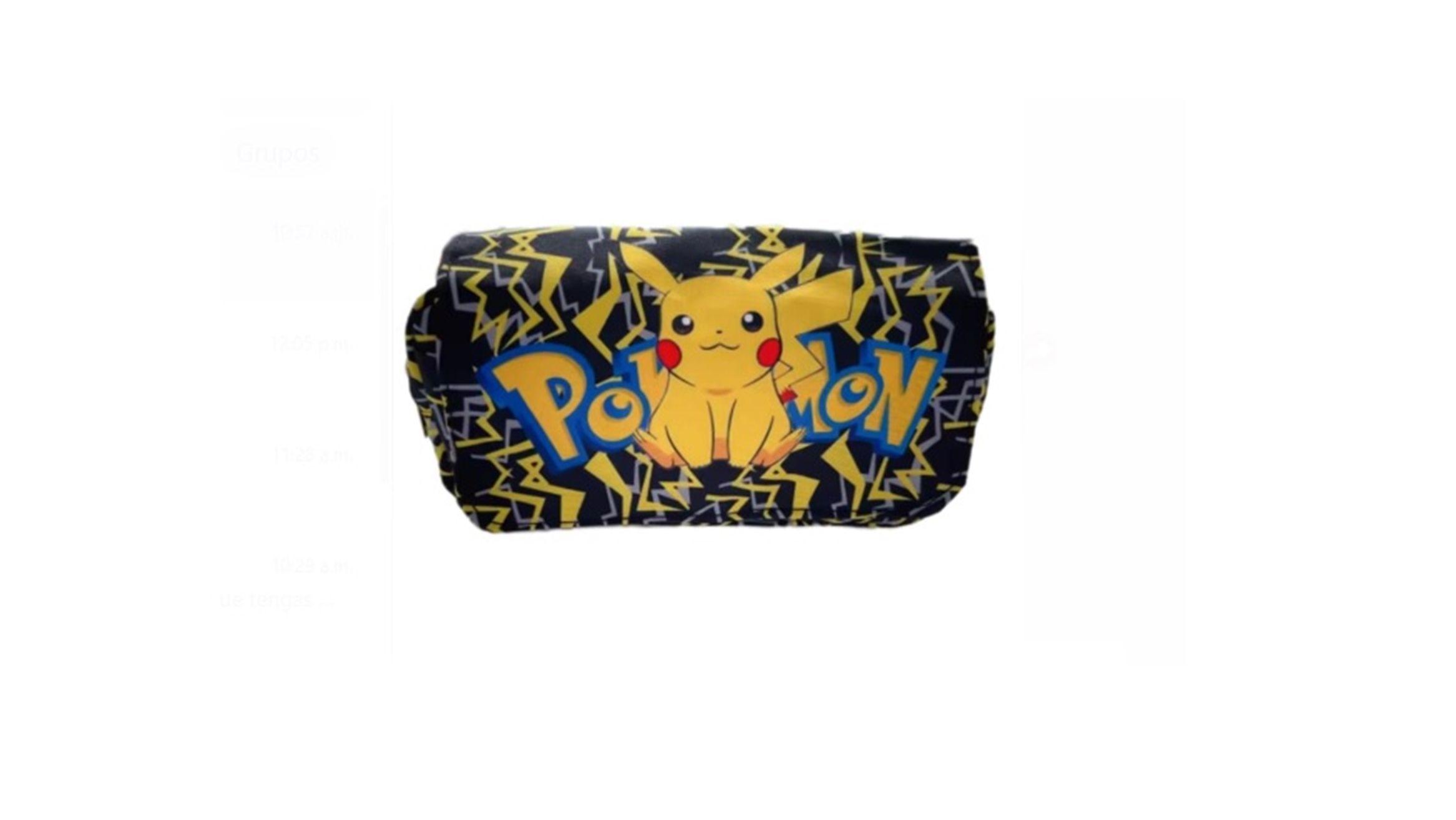 ESTUCHE DE PERSONAJE ANIME POKEMON NEGRO-2