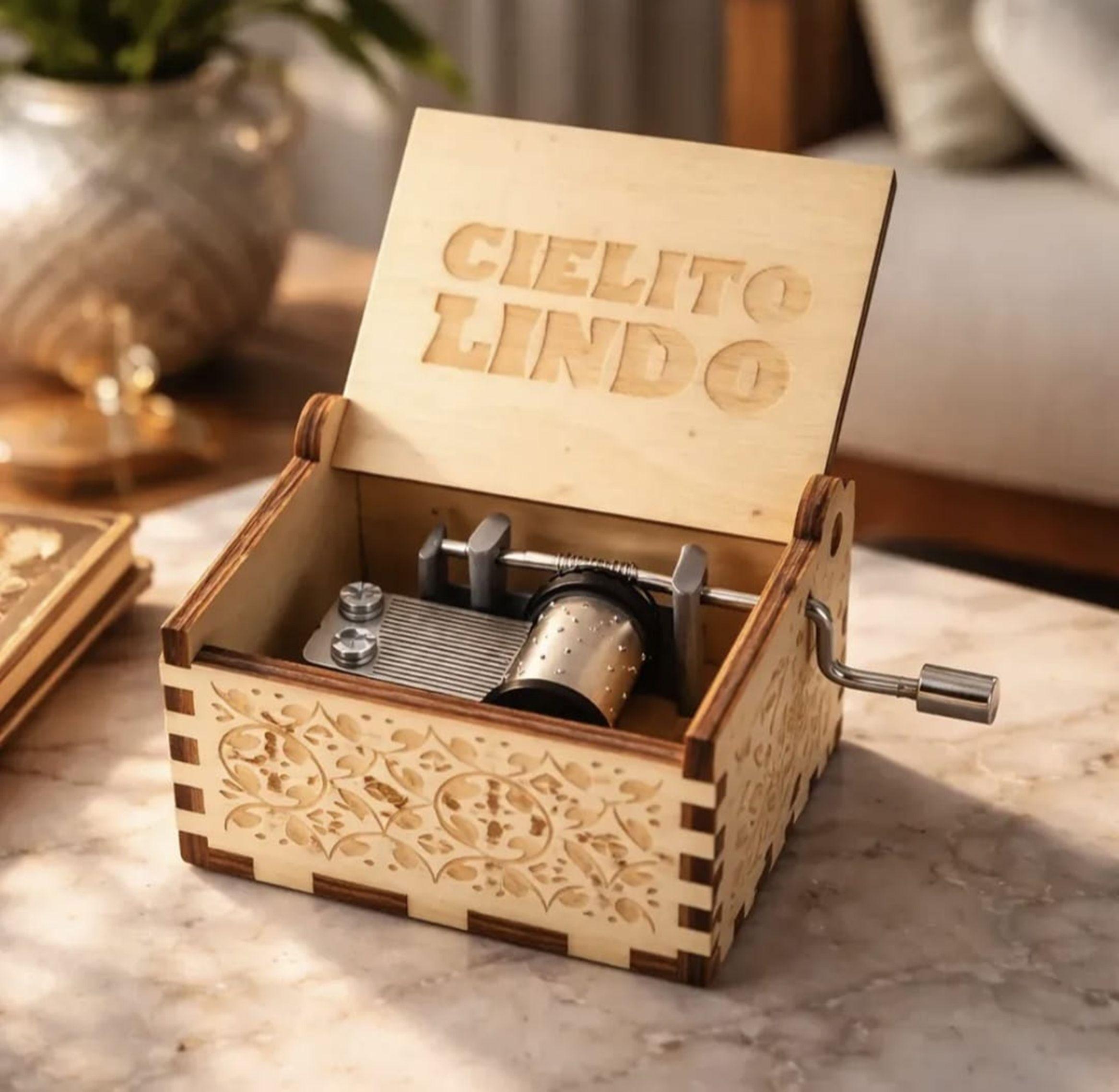 CAJA MUSICAL CIELITO LINDO CAFE-3