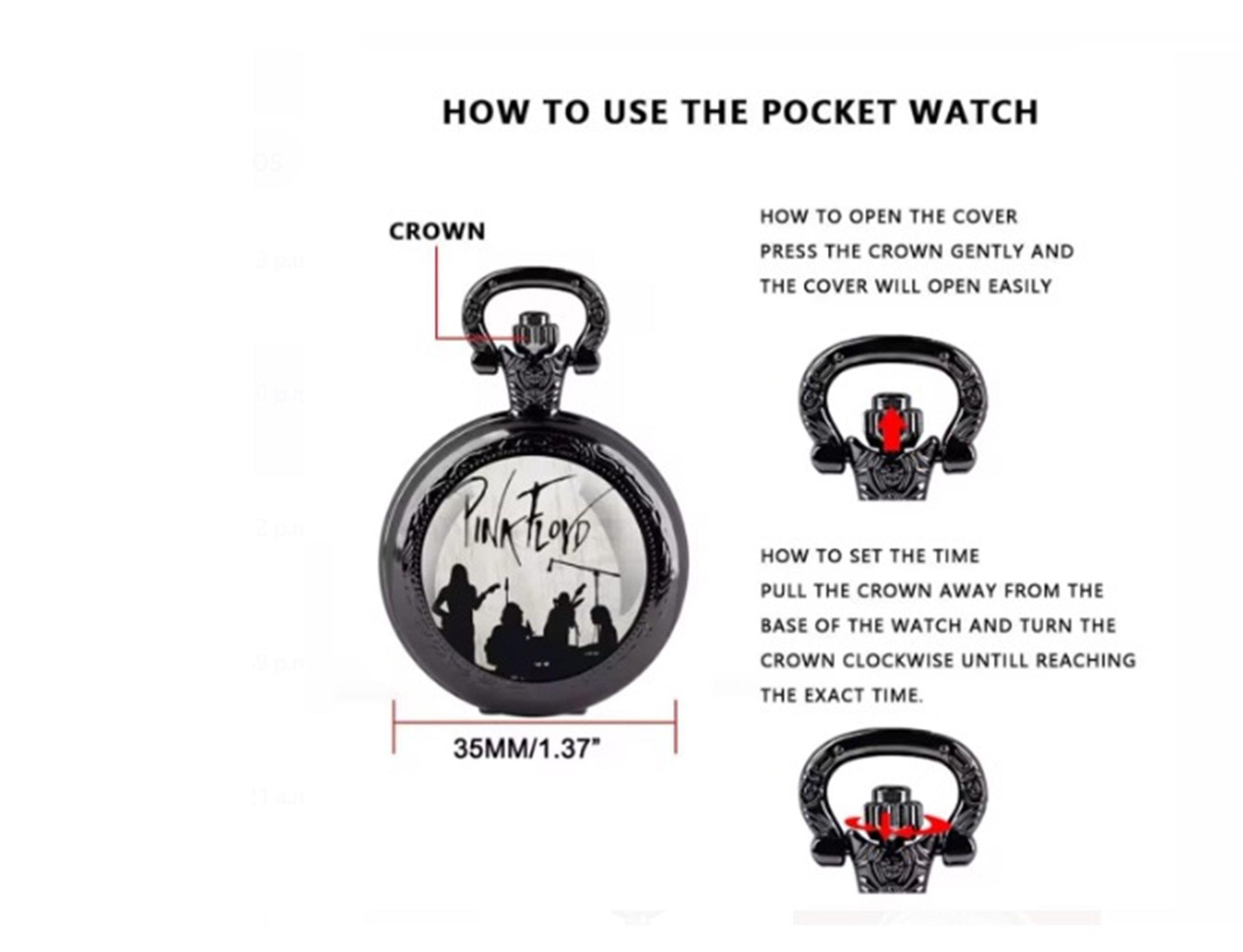 RELOJ DE BOLSILLO PINK FLOYD-7